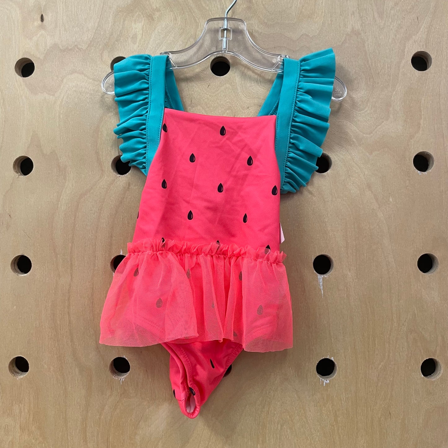 Watermelon Tulle Swimsuit