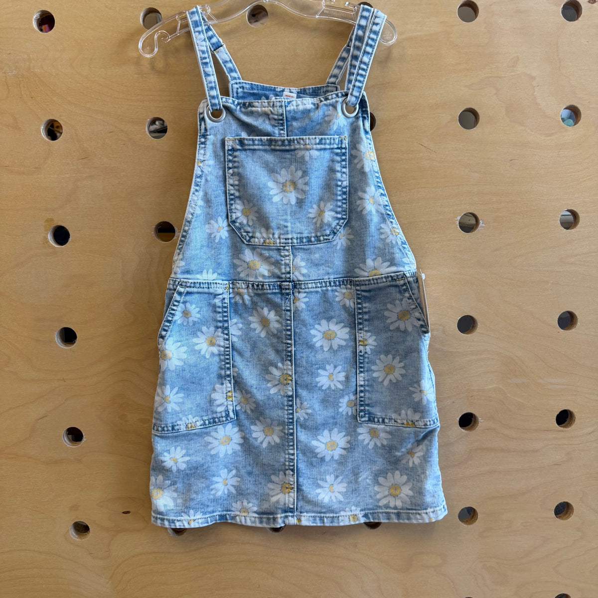 Light Wash Floral Denim Skirtall