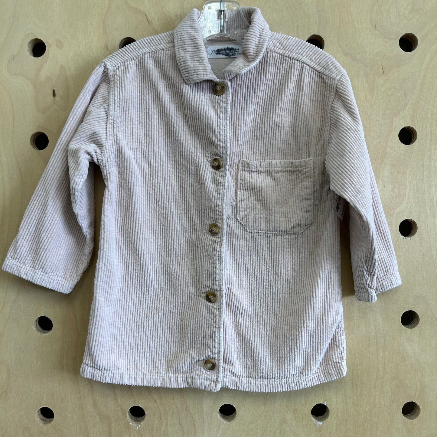 Blush Cord Shacket