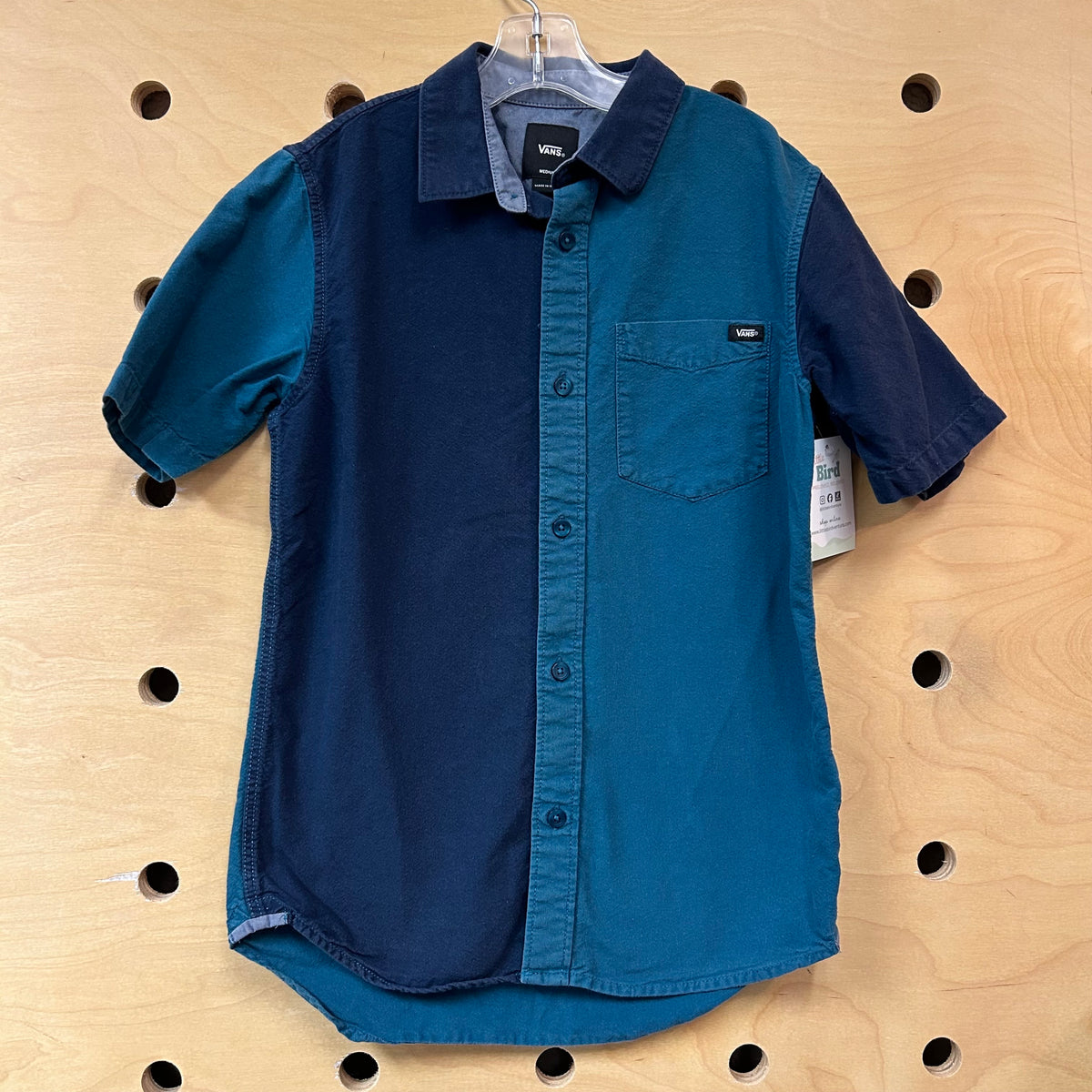 Blue/Teal Button Up