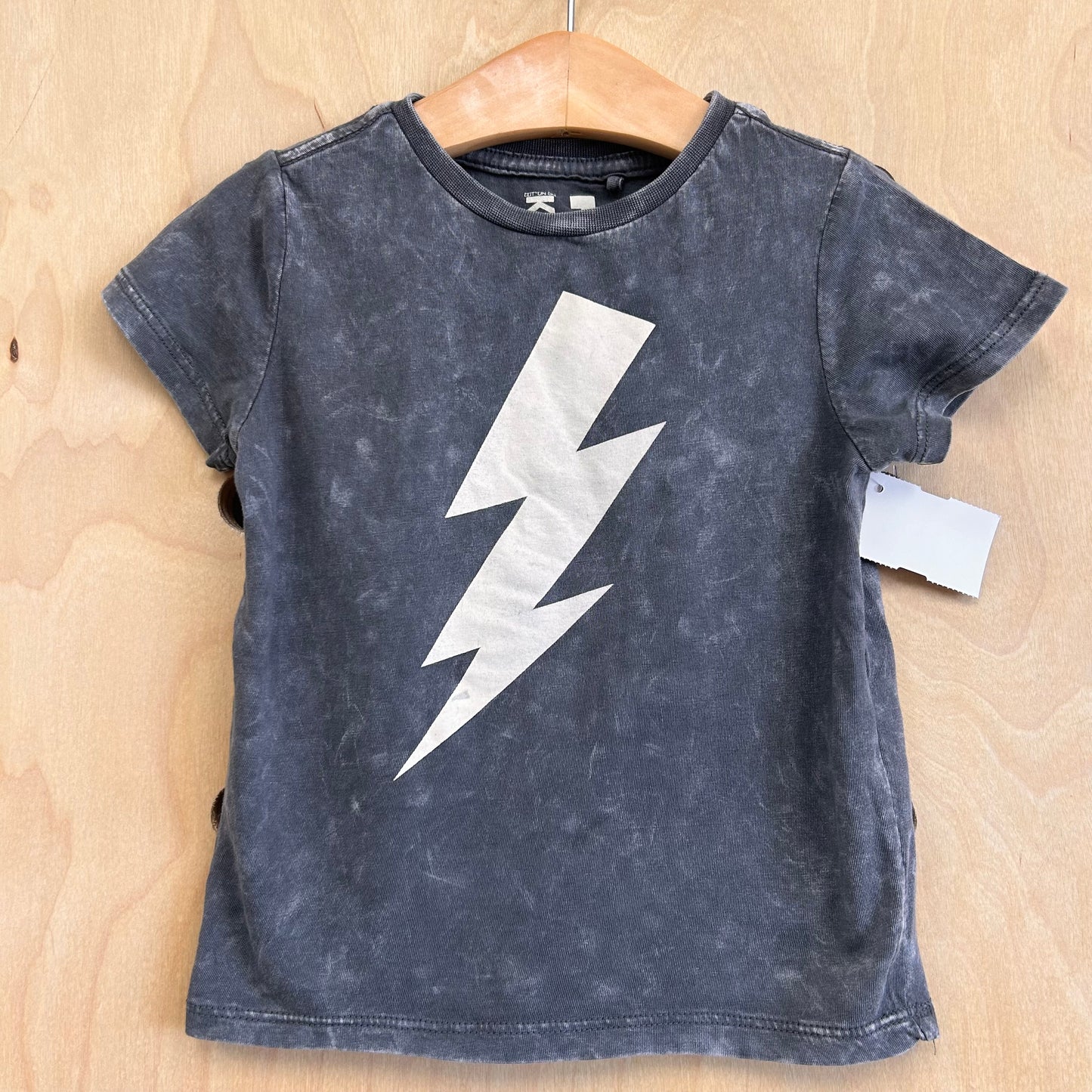 Grey Lightning Bolt Tee