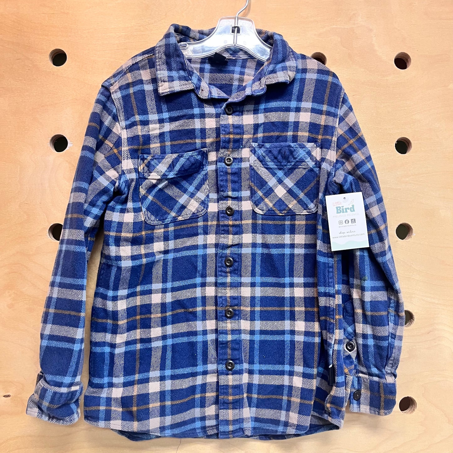 Blue/Brown Heavyweight Flannel