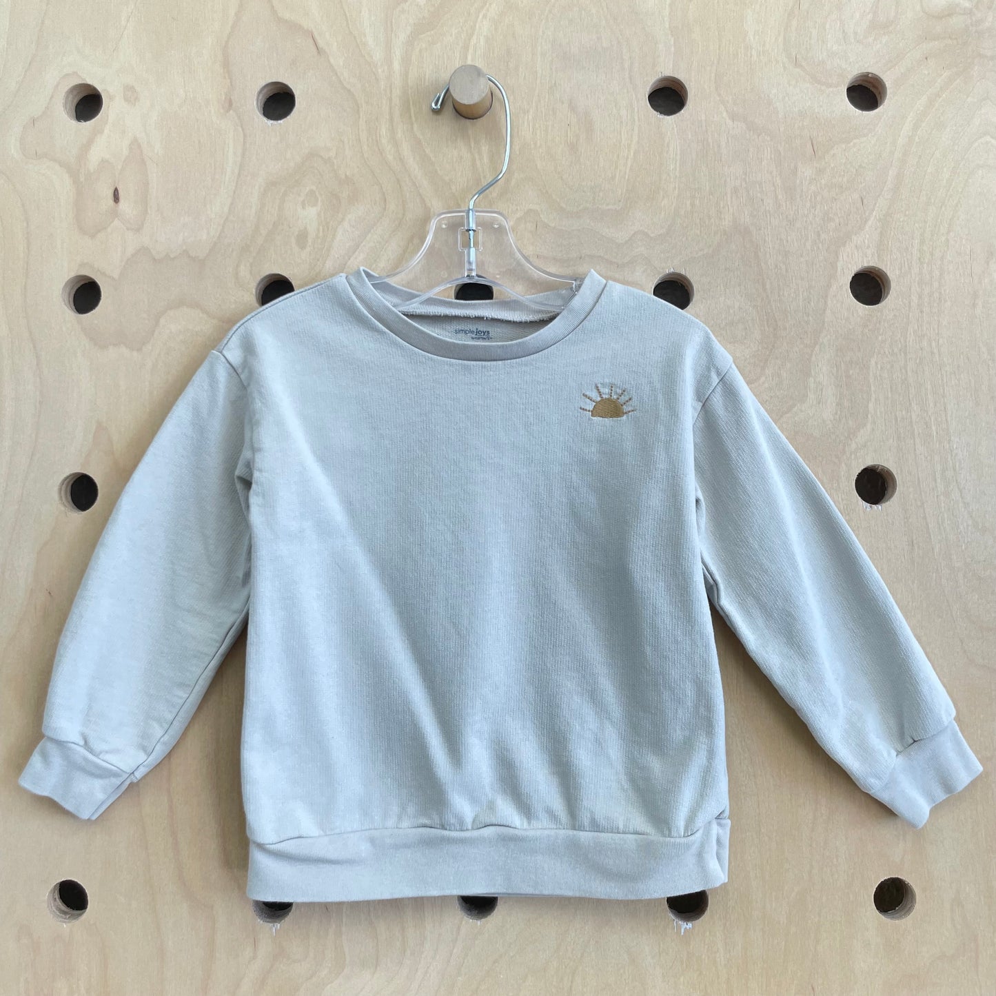 Embroidered Sunset Pullover