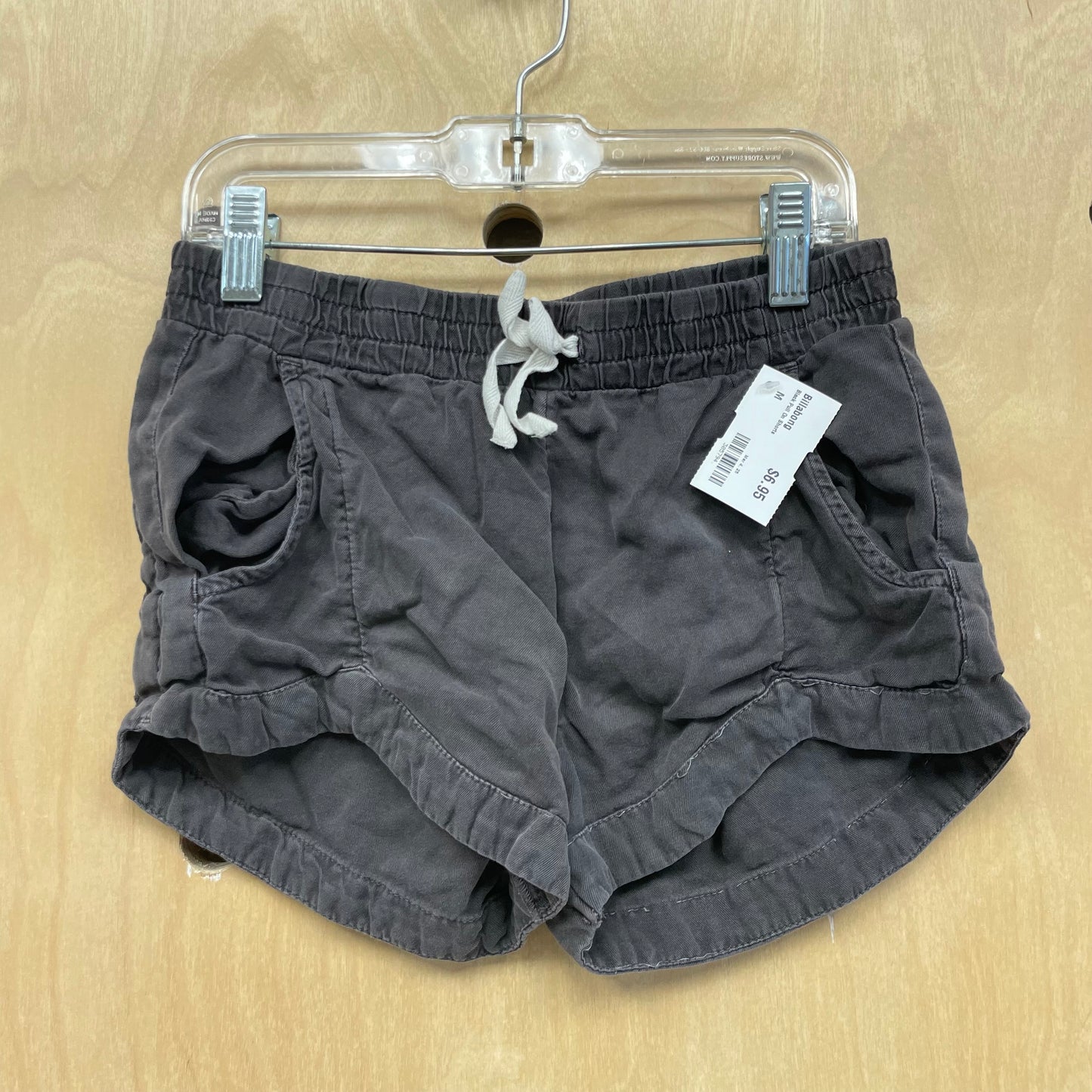 Black Pull On Shorts