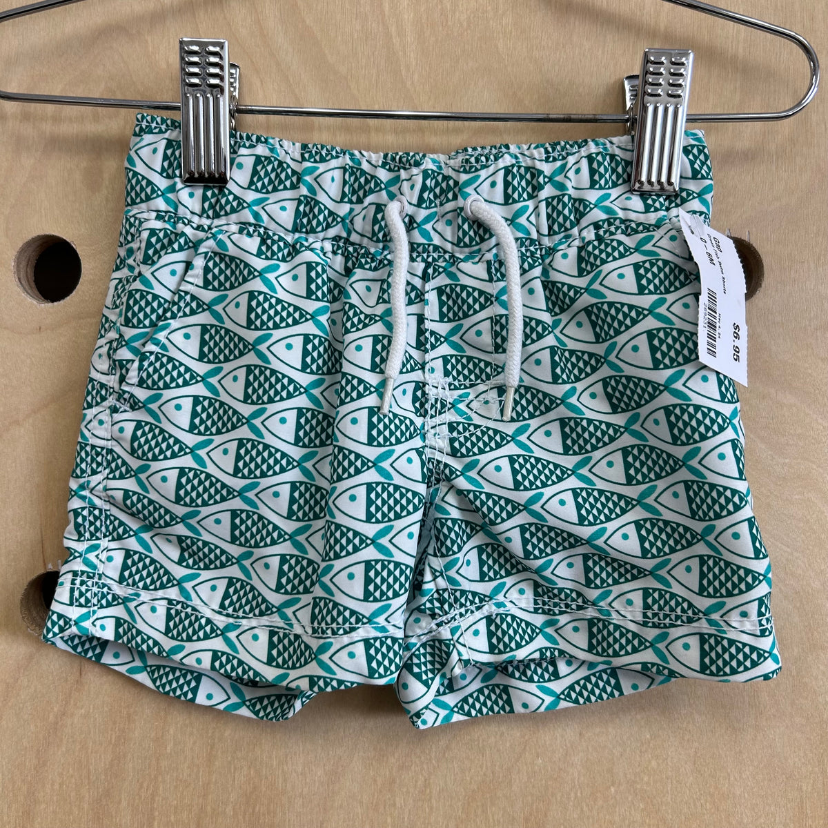 Green Fish Swim Shorts