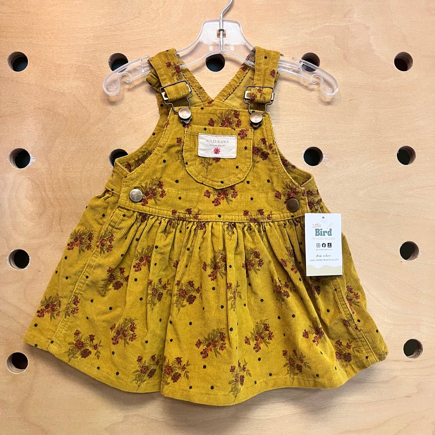 Floral Cord Jumper