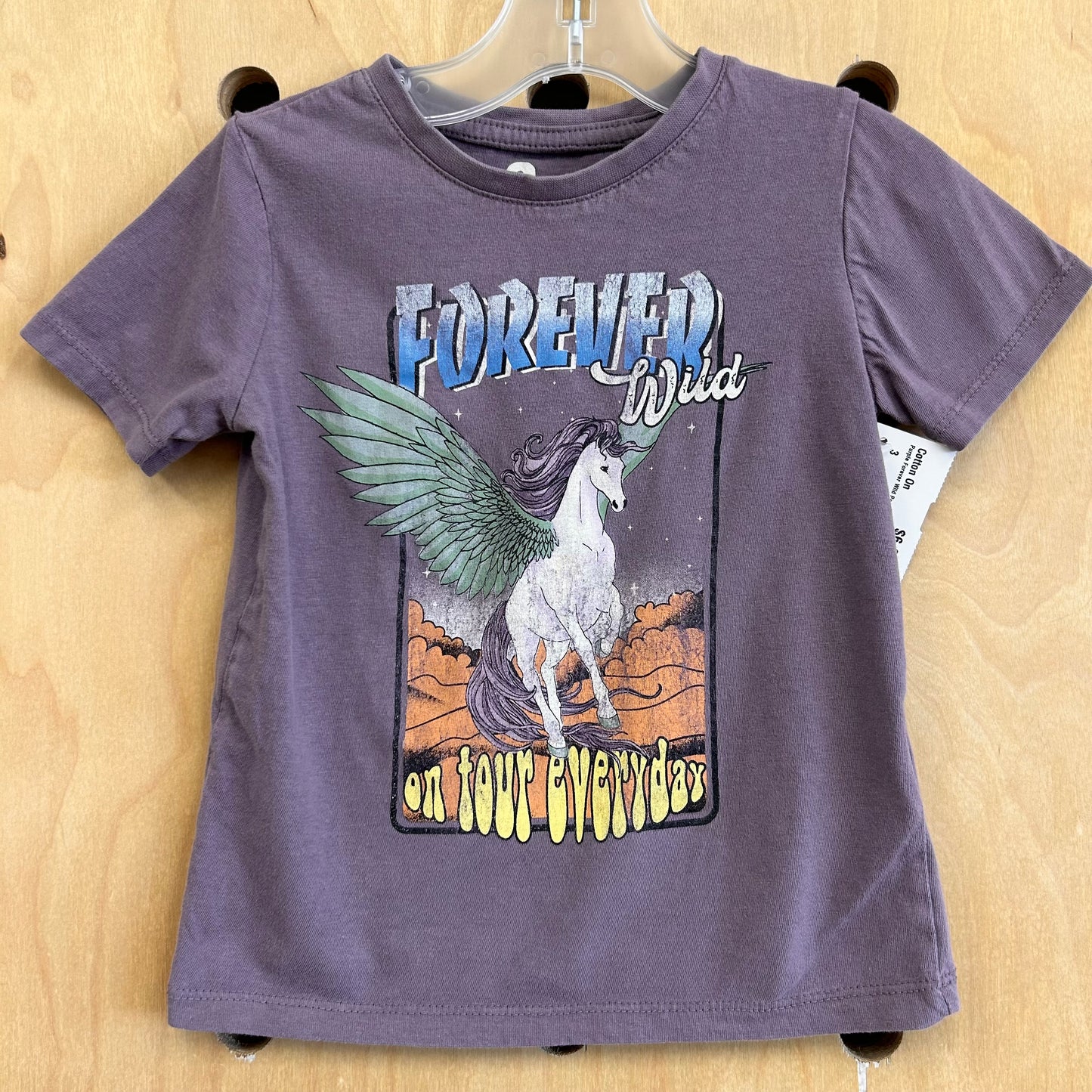 Purple Forever Wild Pegasus Tee