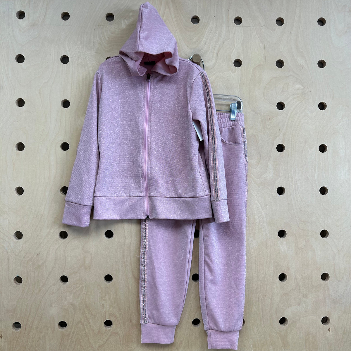 Pink Sparkle Hoodie Outfit