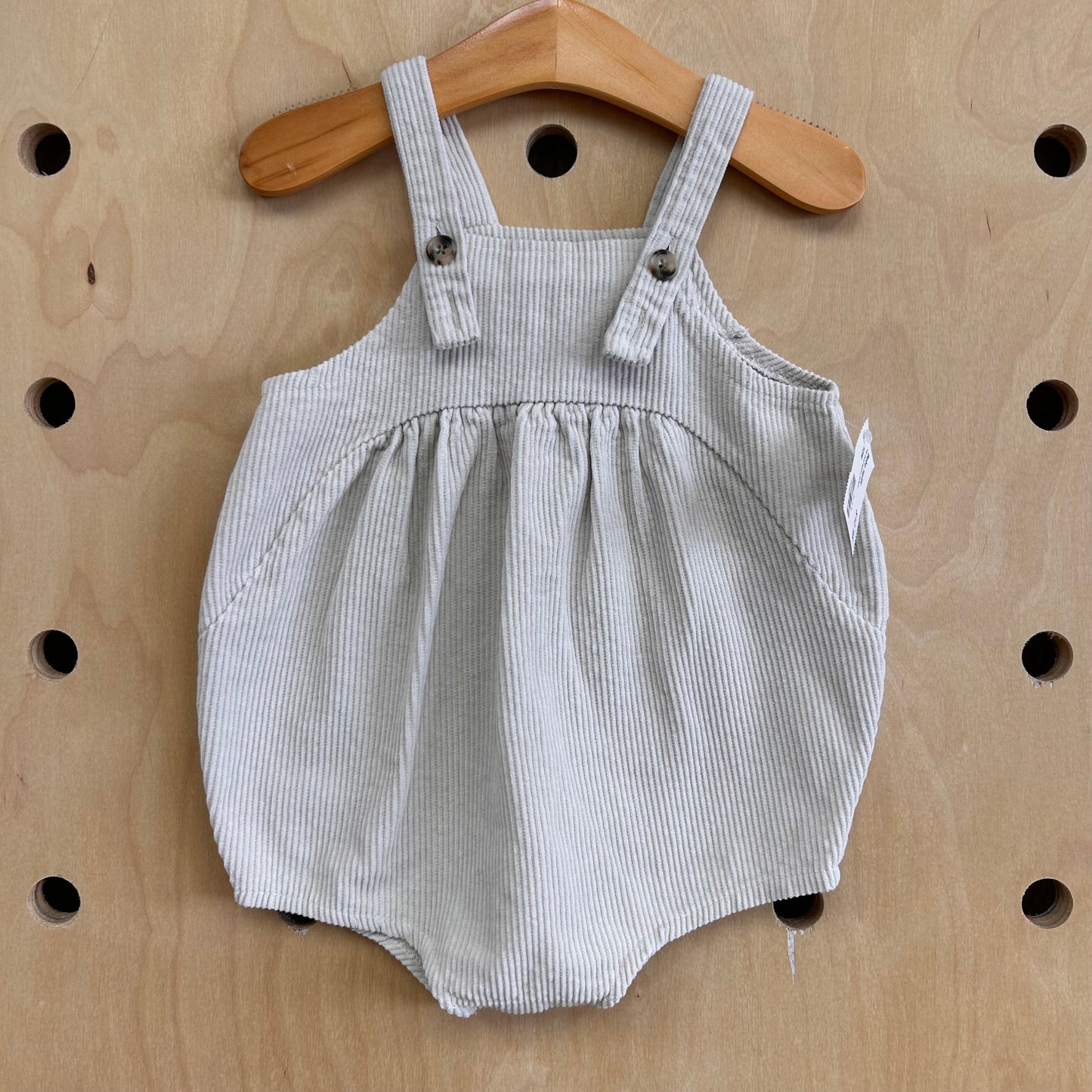 Tan Cord Bubble Romper