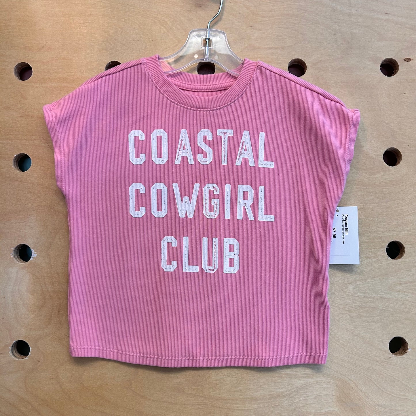 Pink 'Coastal Cowgirl Club' Tee