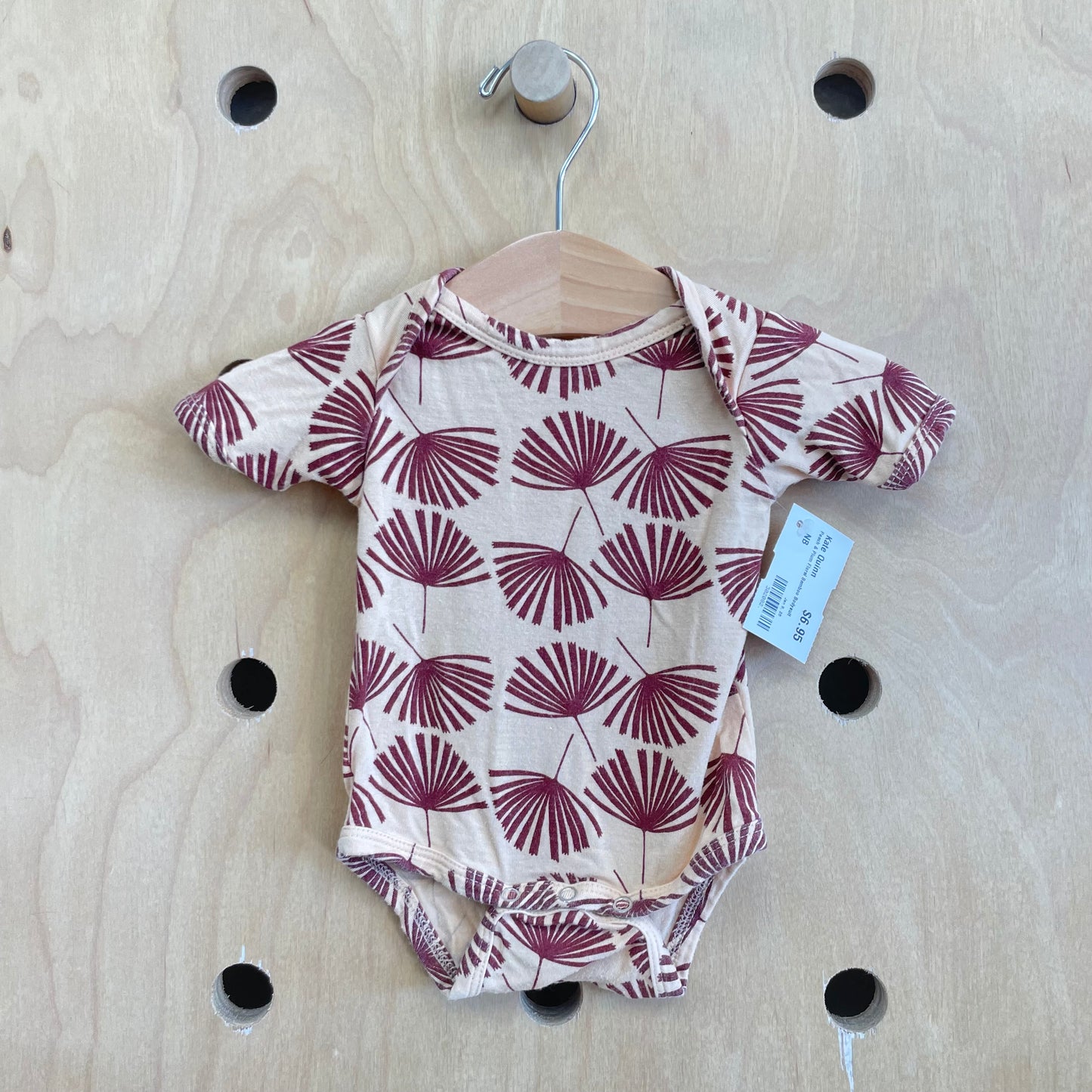 Peach & Plum Floral Bamboo Bodysuit