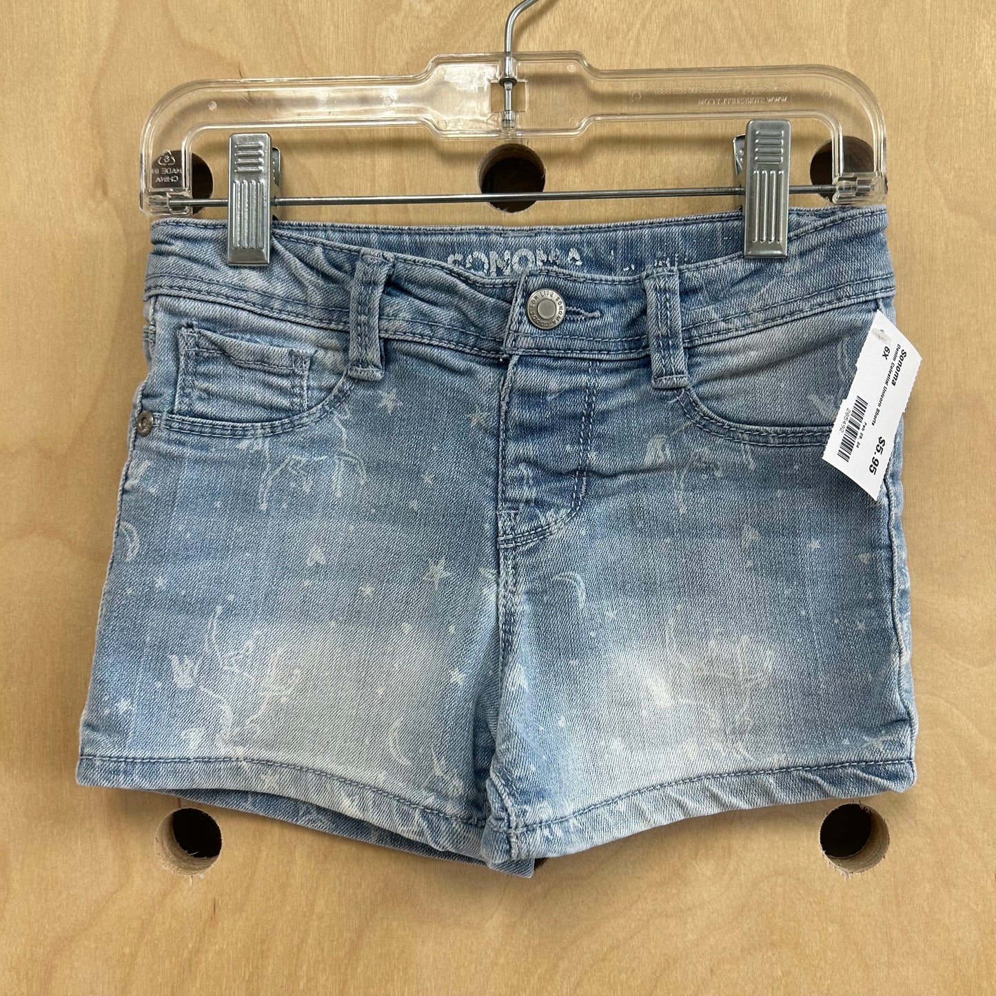 Denim Celestial Unicorn Shorts