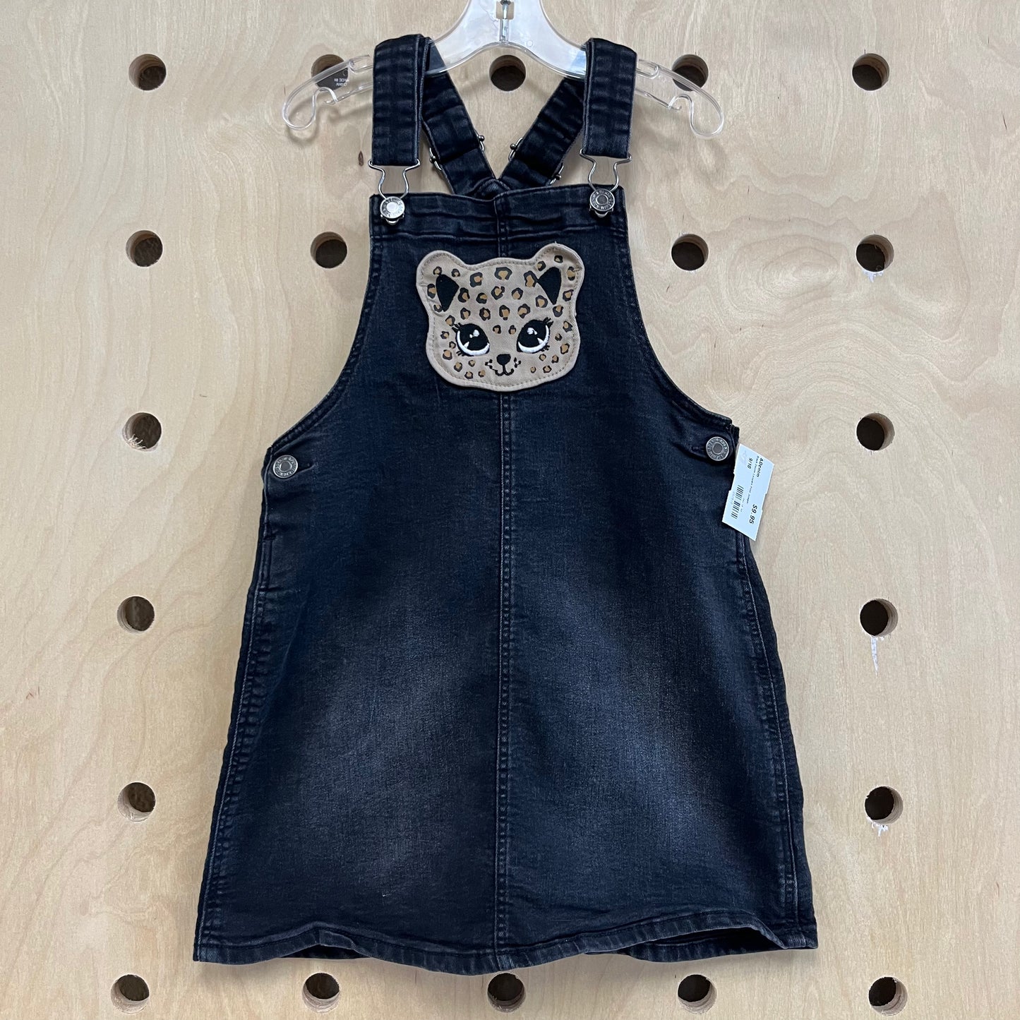 Black Denim Leopard Jumper