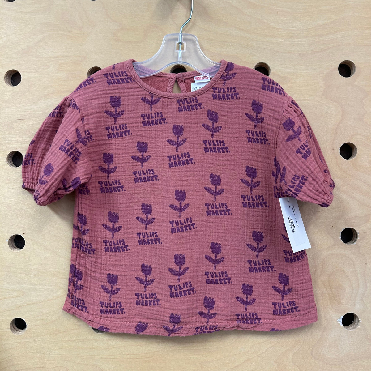 Tulips Market Gauze Top