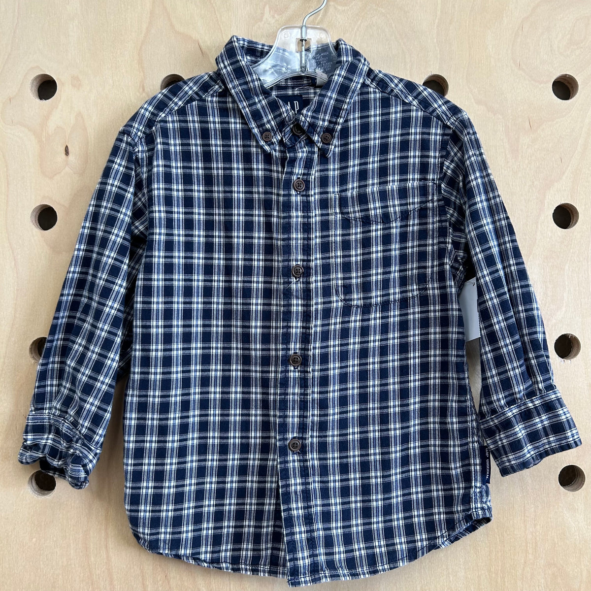 Blue Plaid Button Up
