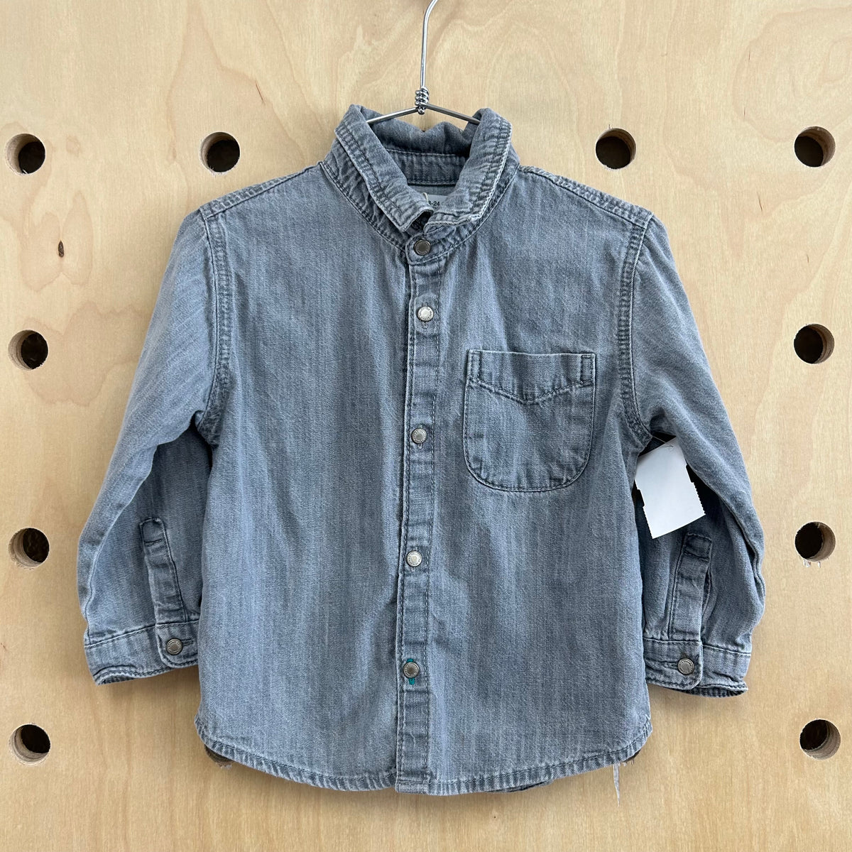 Grey Denim Shirt