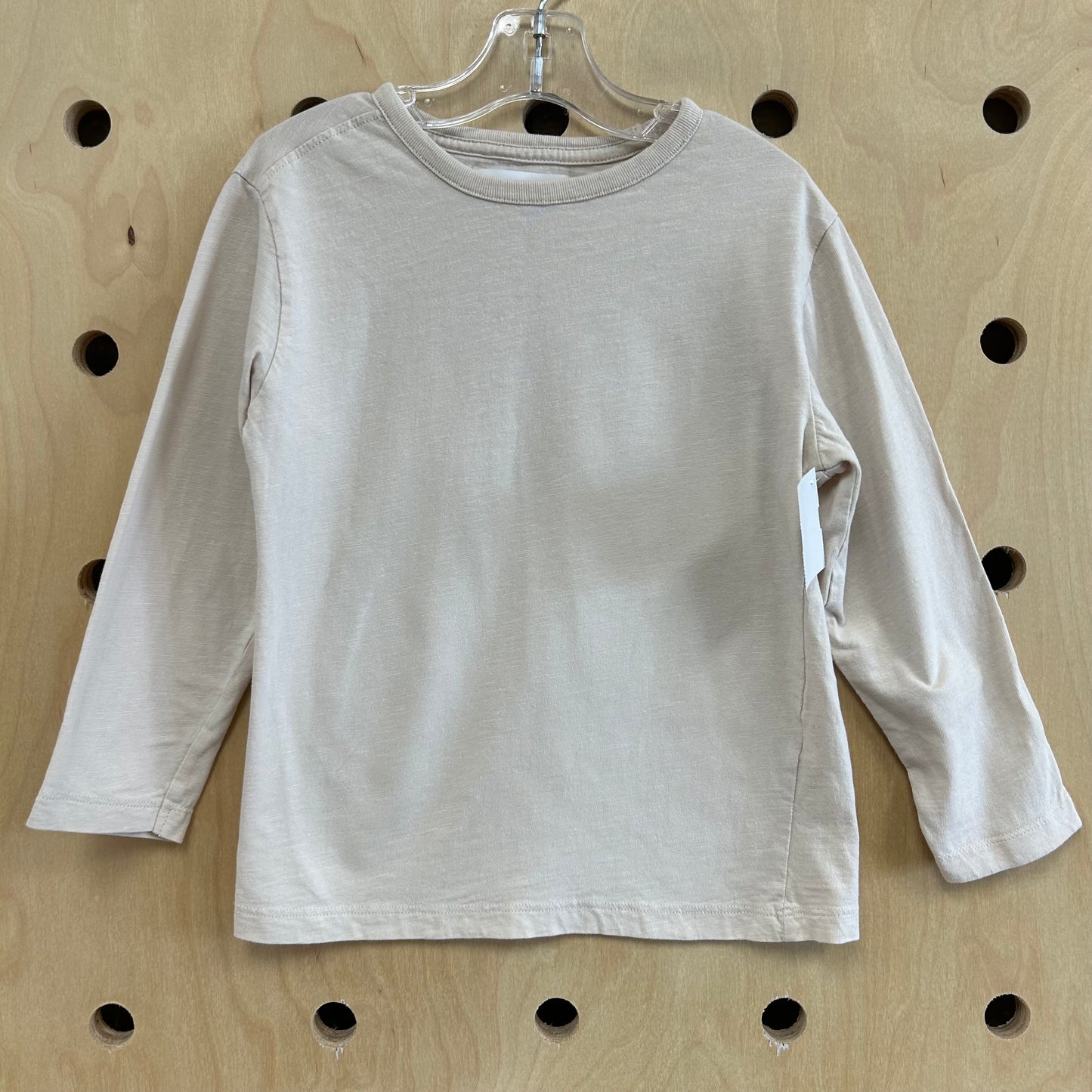 Cream LS Tee
