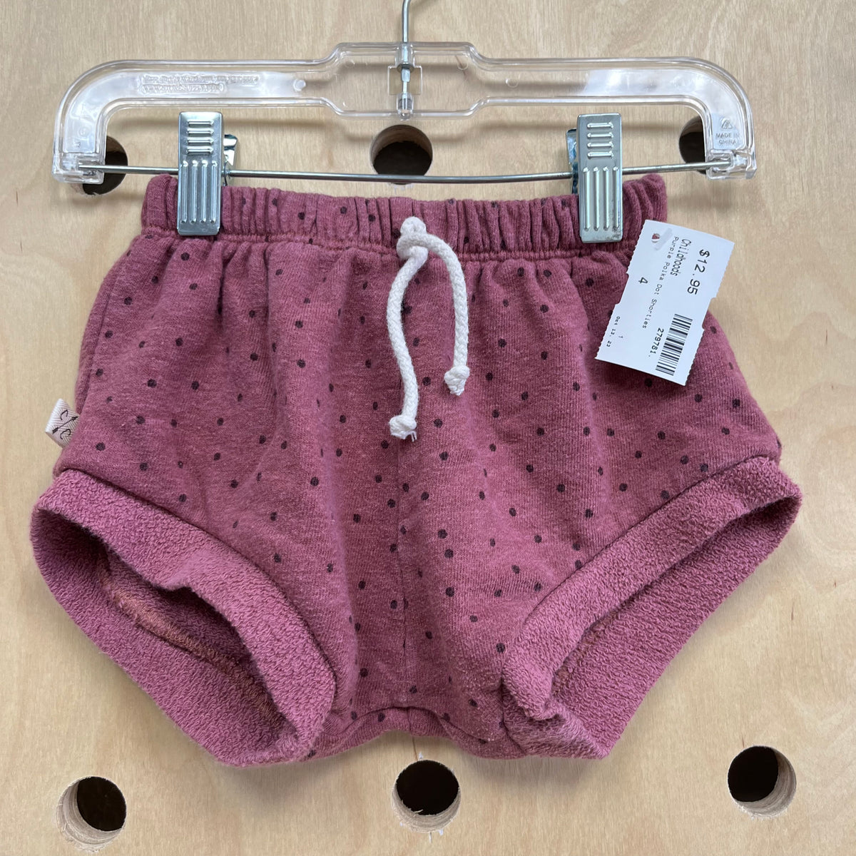 Purple Polka Dot Shorties