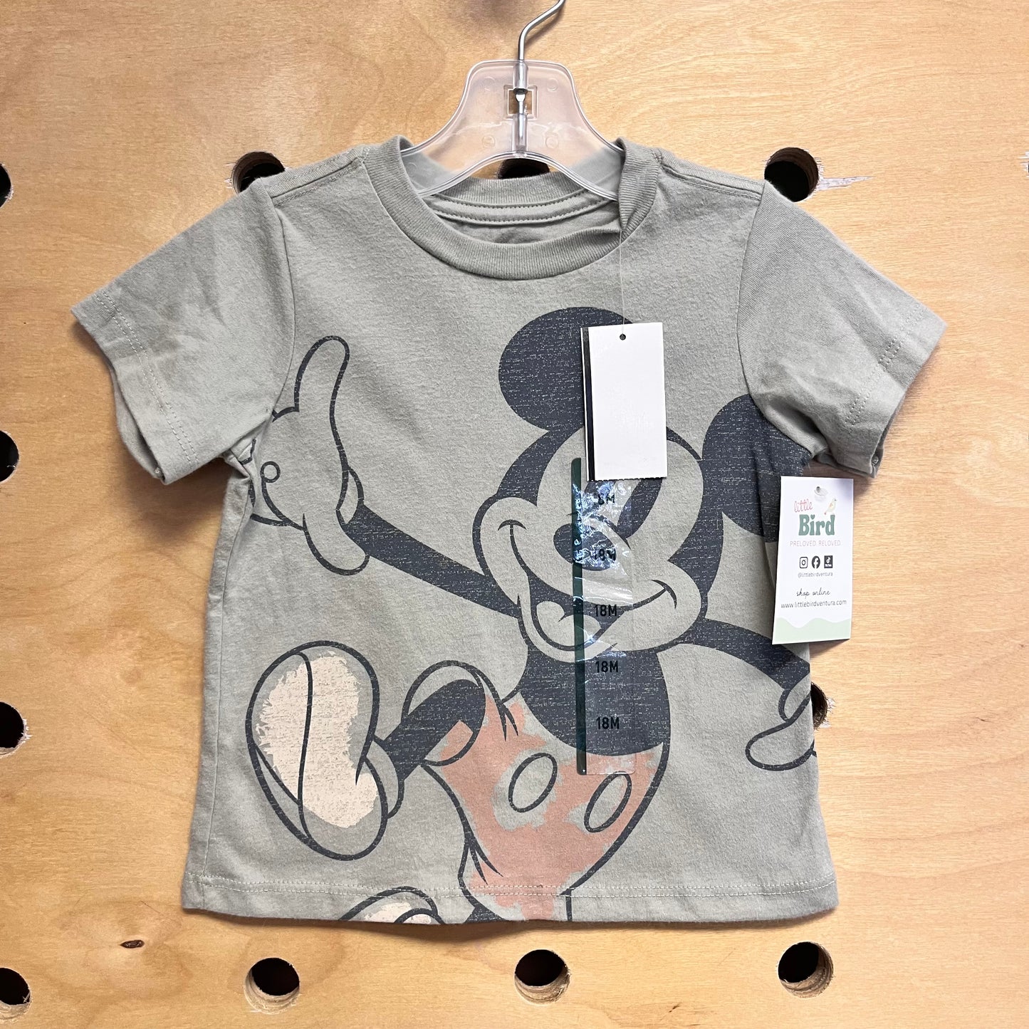 Green Mickey Tee NEW!
