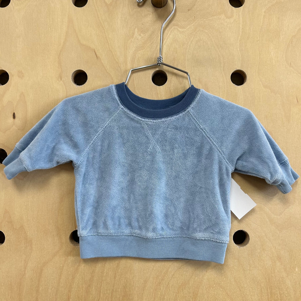 Blue Terry Pullover