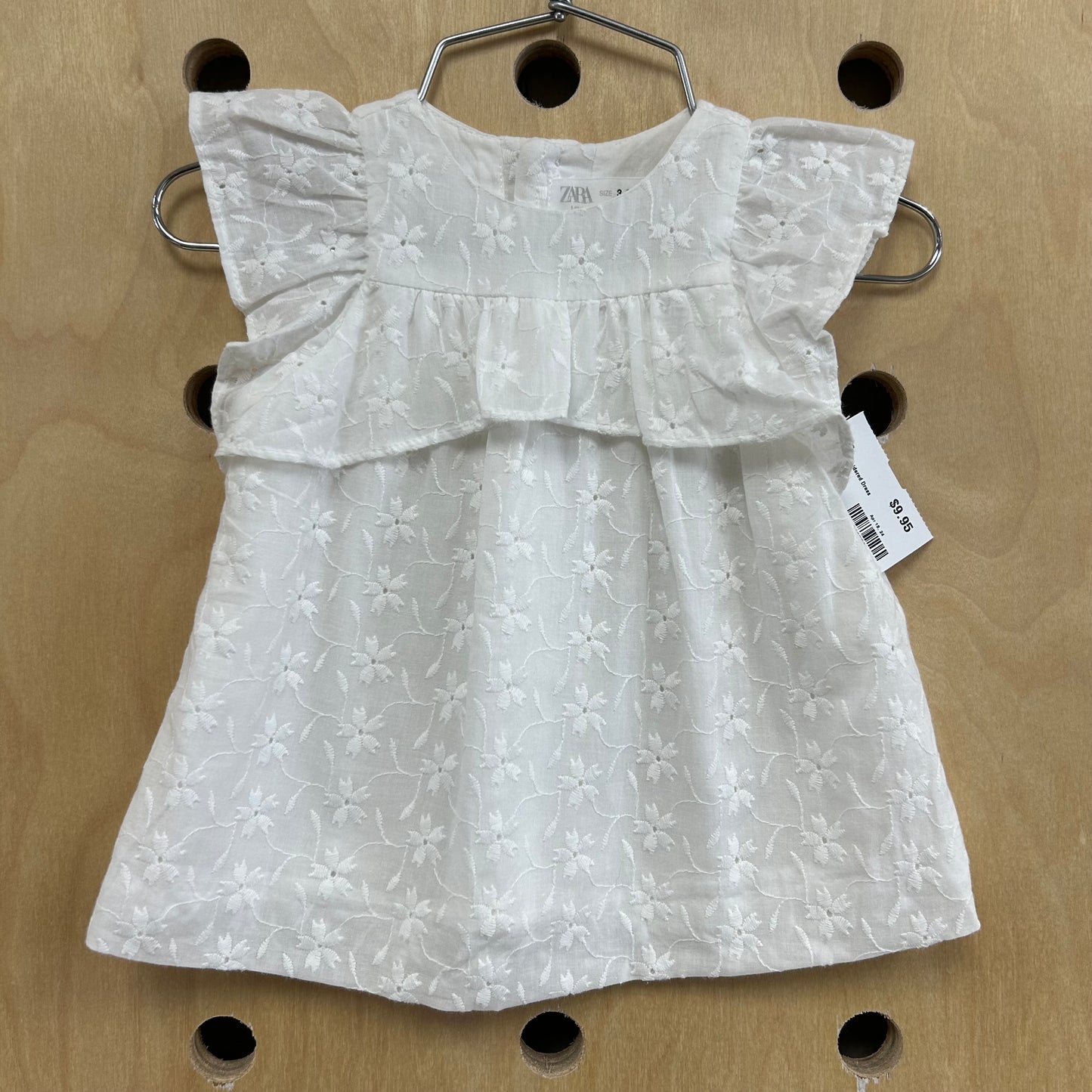 White Embroidered Dress