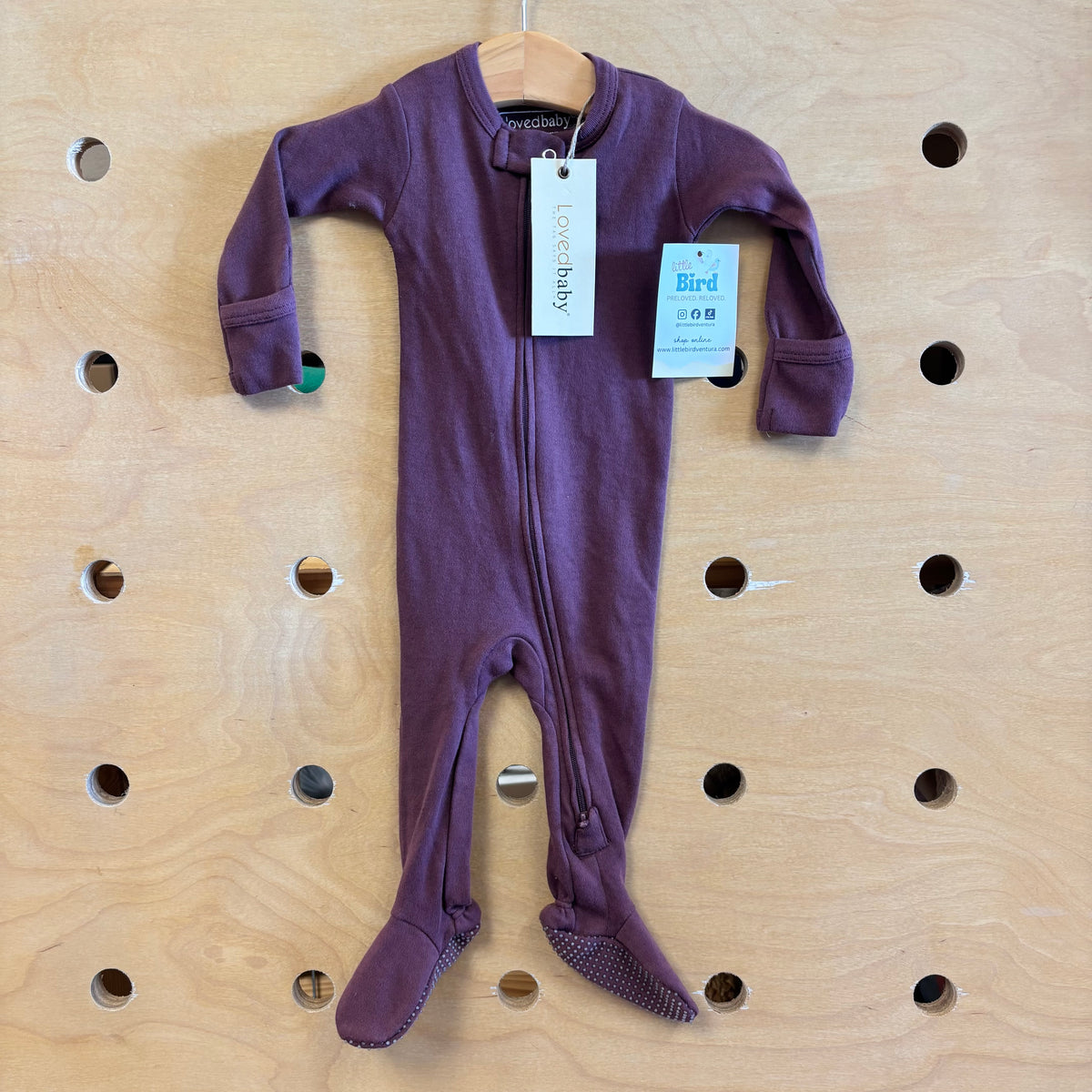 Organic Plum Footies NEW!