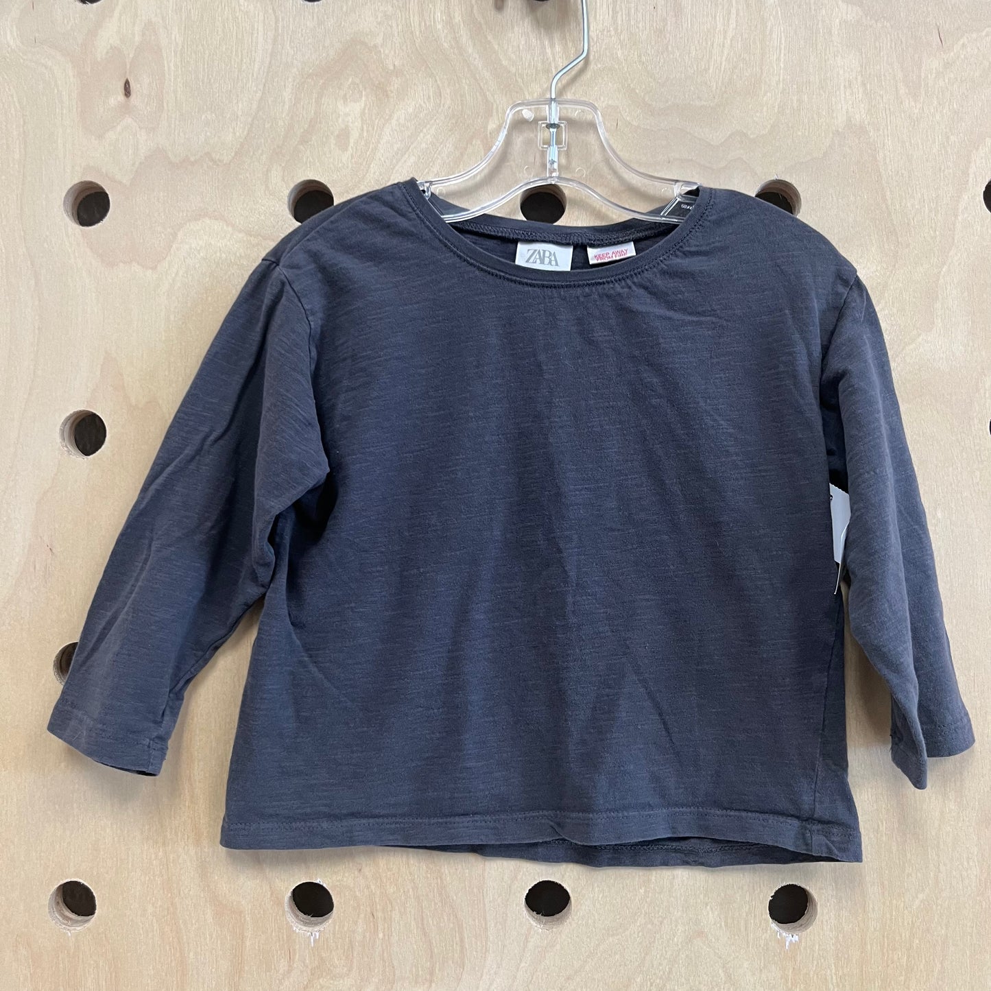 Grey LS Tee