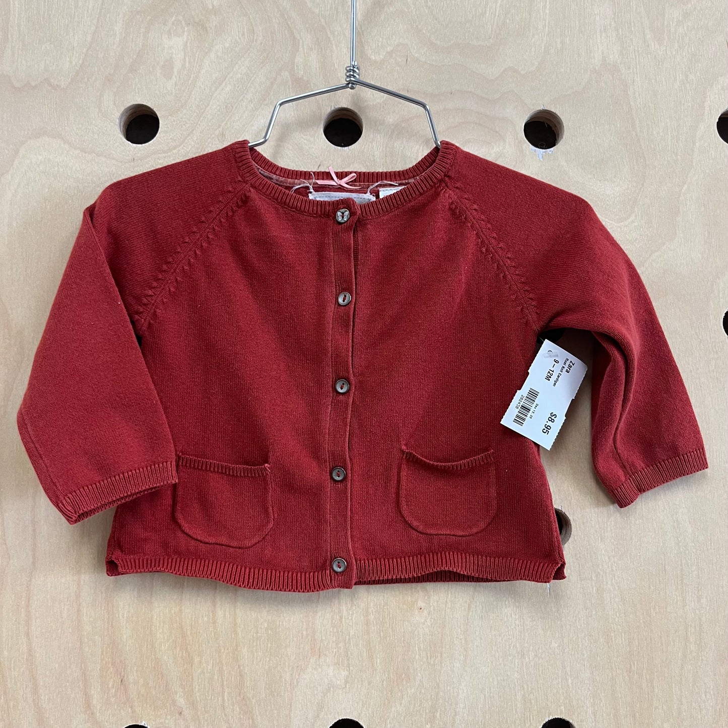 Rust Knit Cardigan