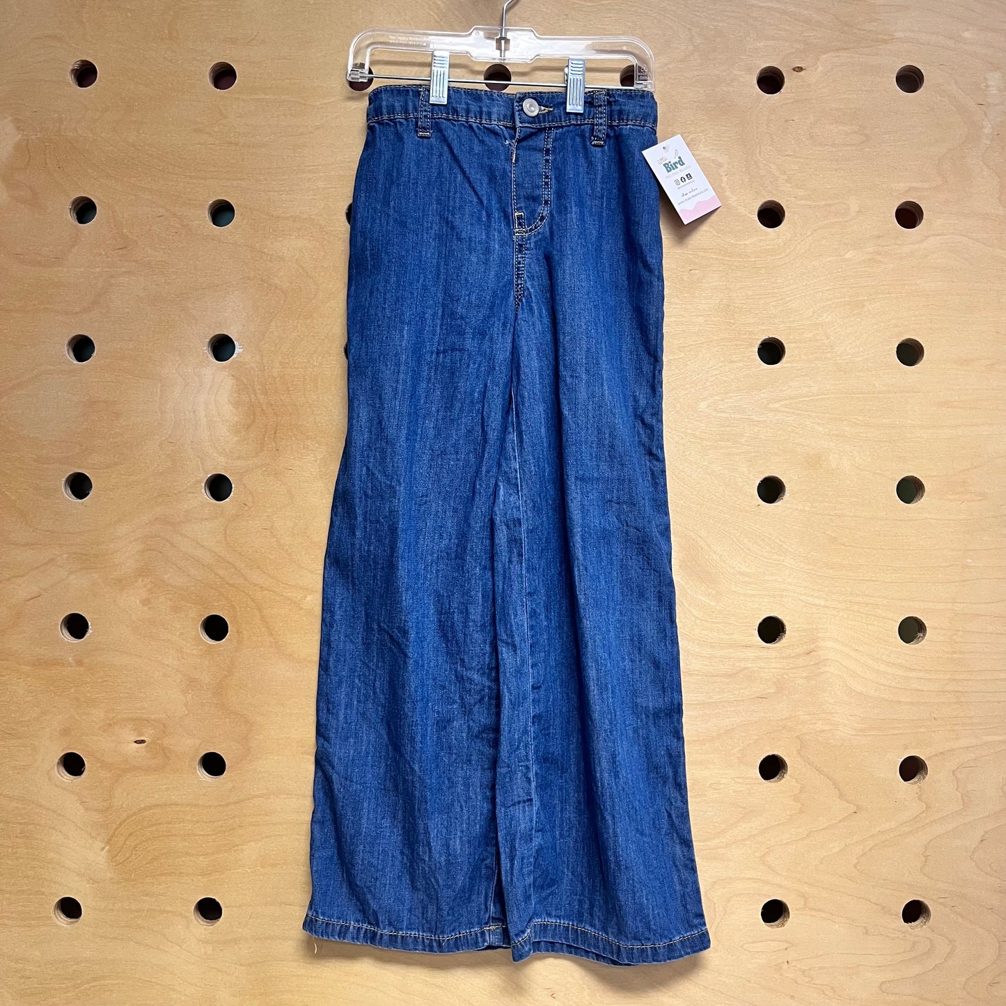 Wide Leg Soft Denim Pants