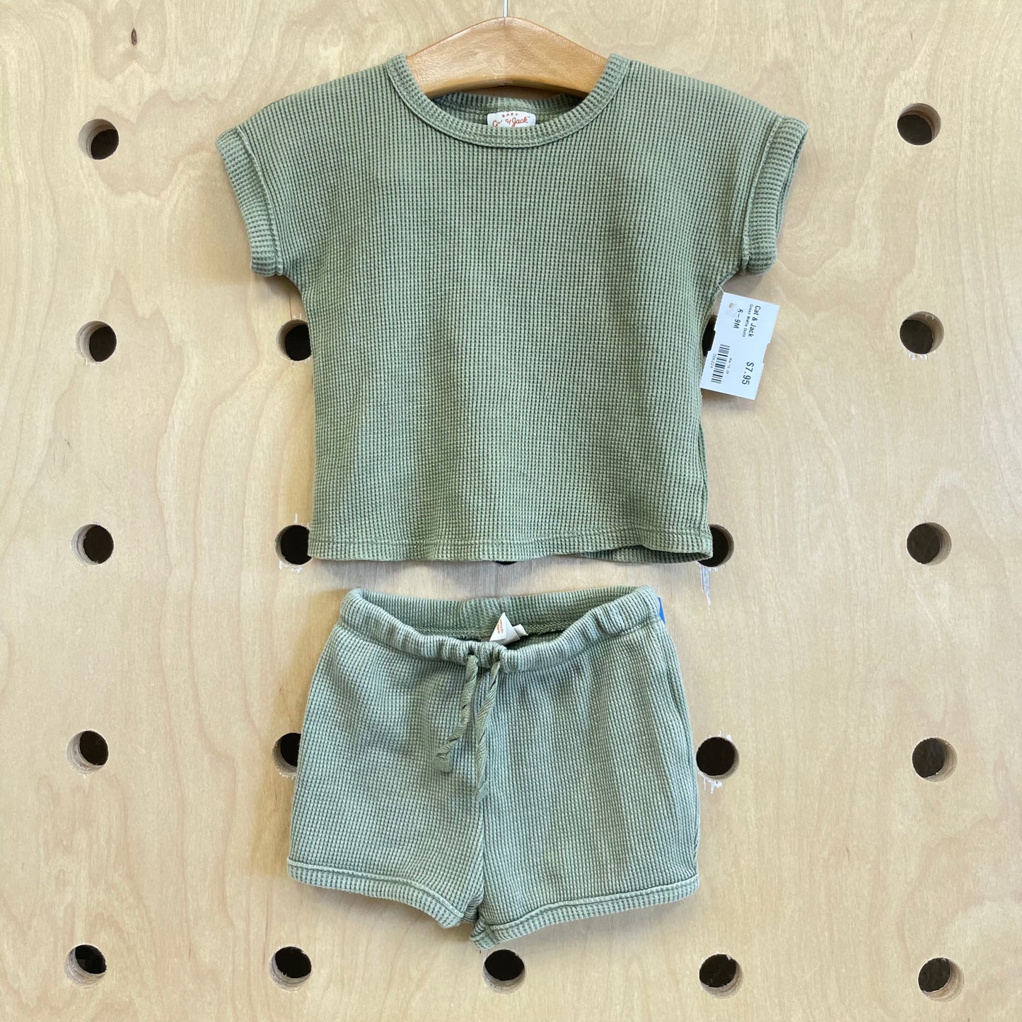 Green Waffle Outfit
