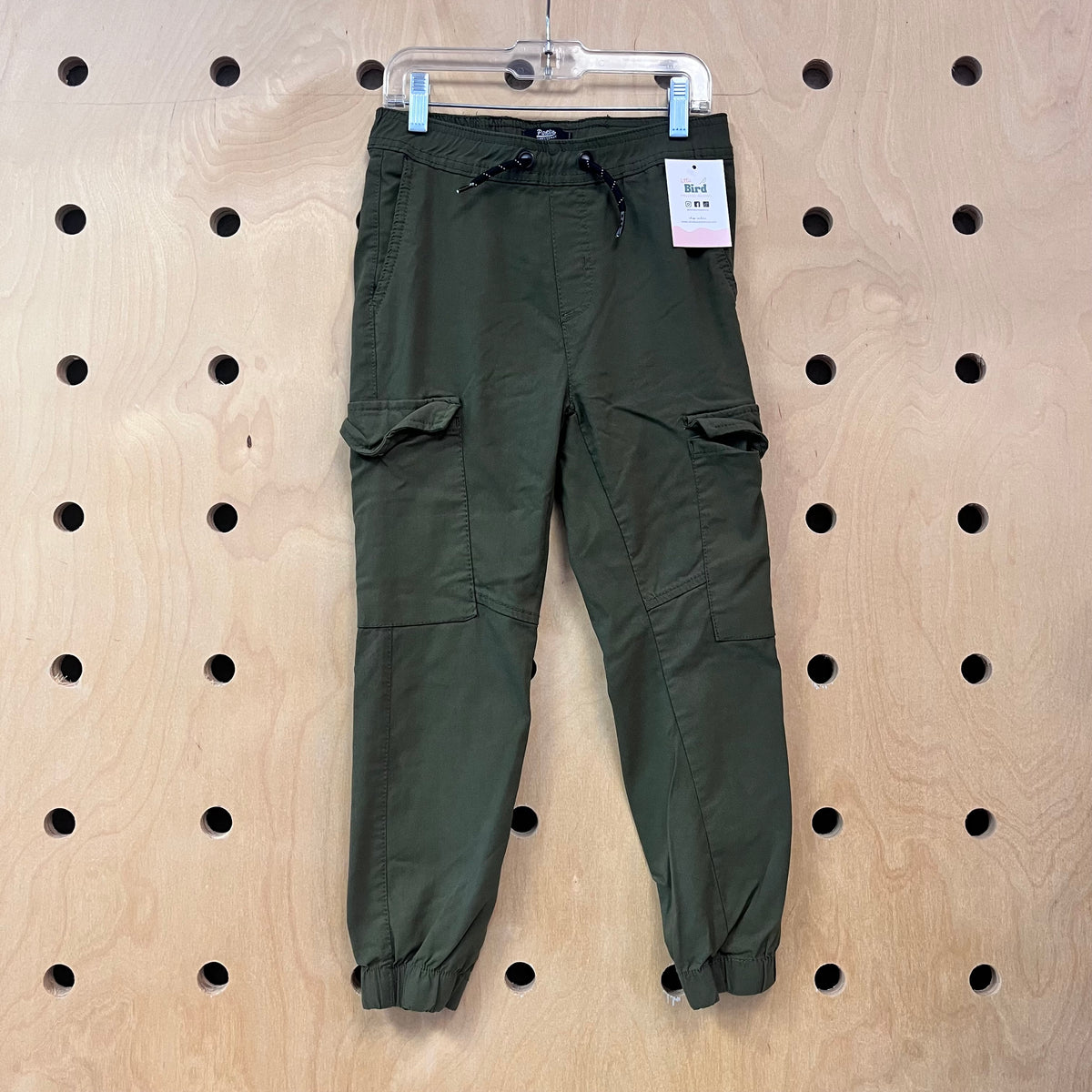 Green Quick Dry Cargo Joggers