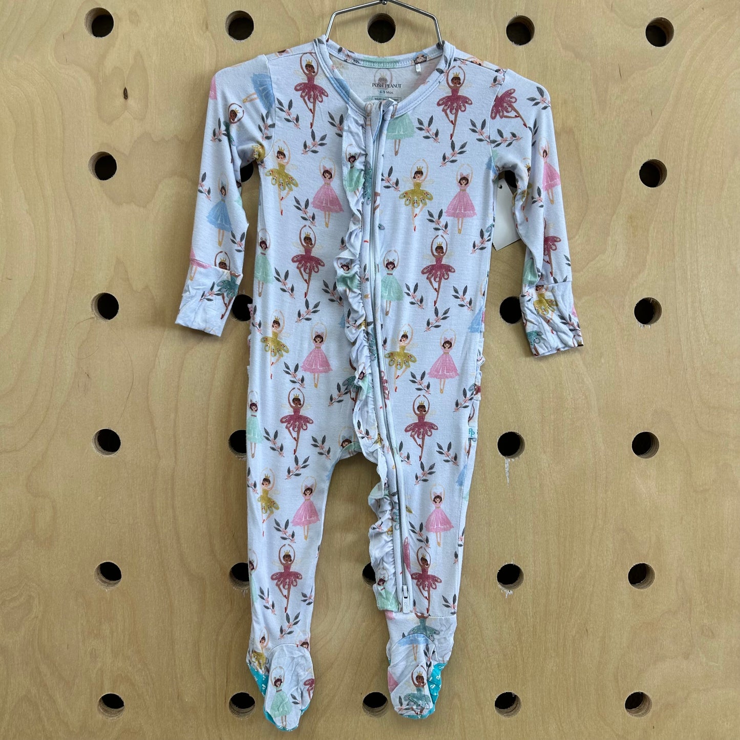 Blue Ballerina Bamboo Zippy