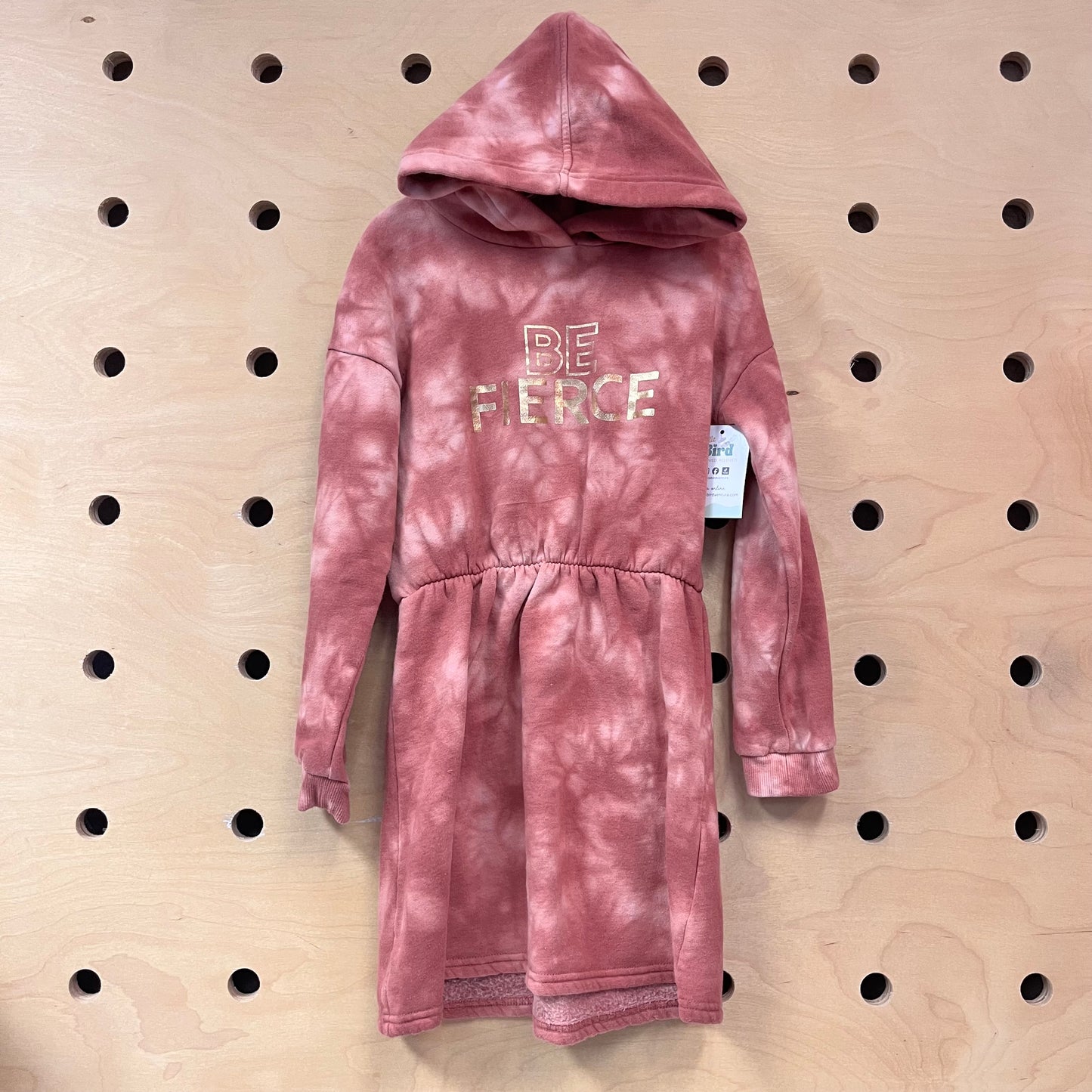 Mauve Be Fierce Tie Dye Dress