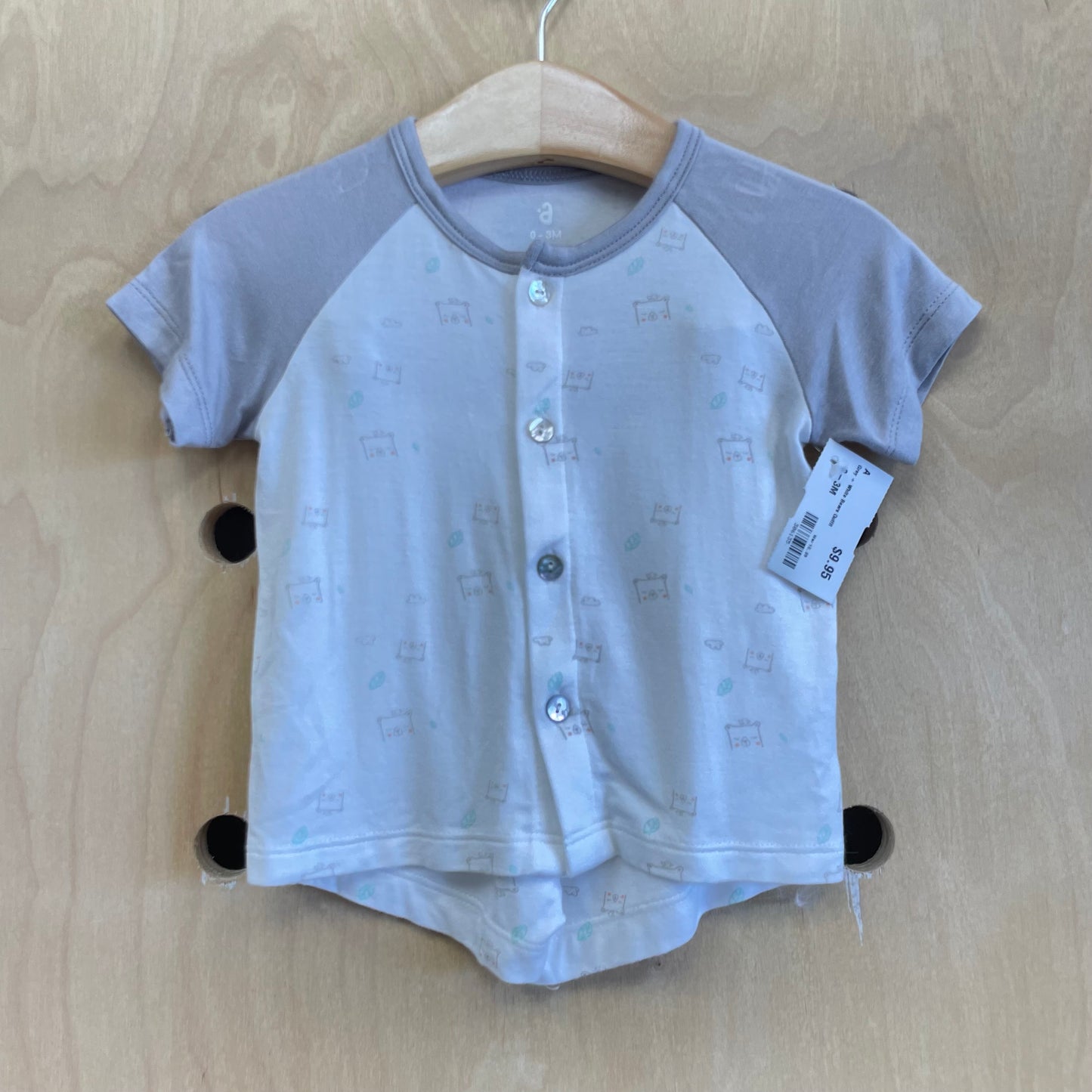 Grey + White Bears Outfit