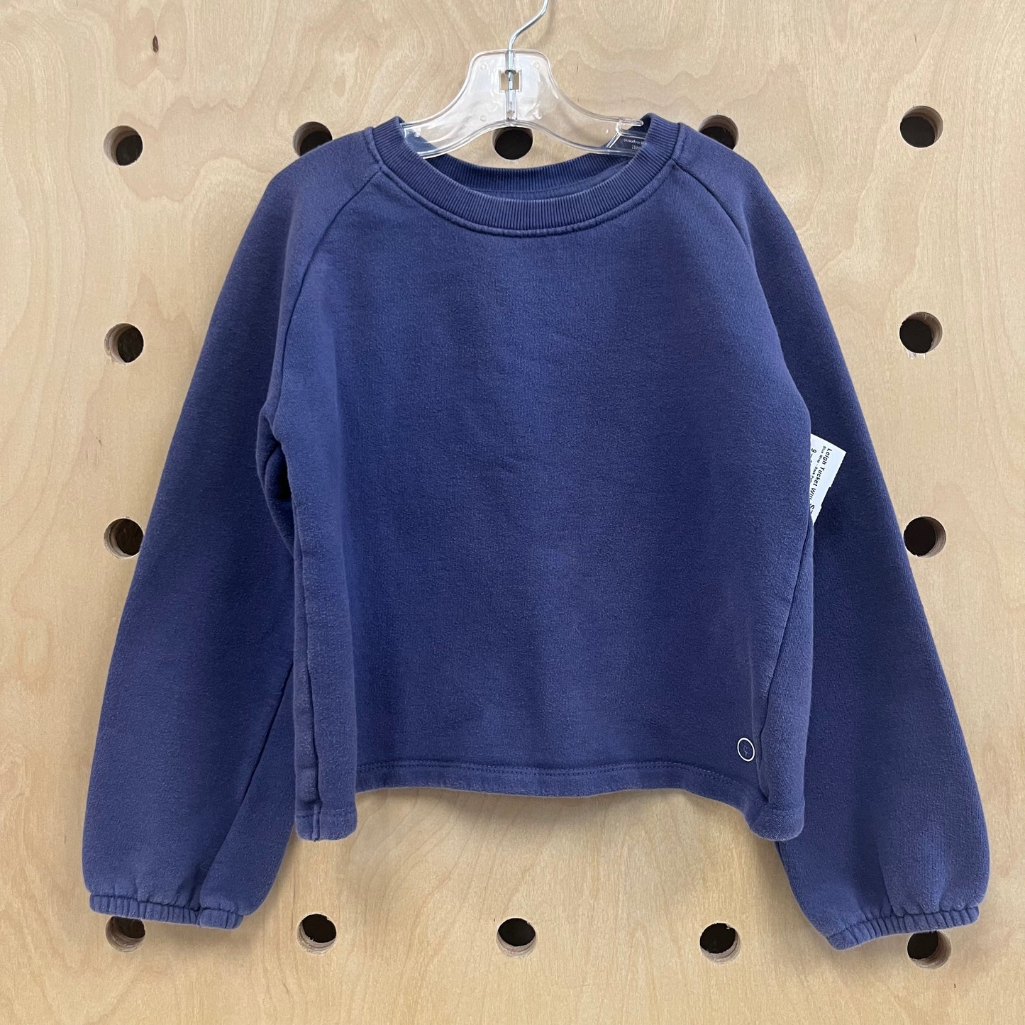 Blue Wrap-Back Pullover