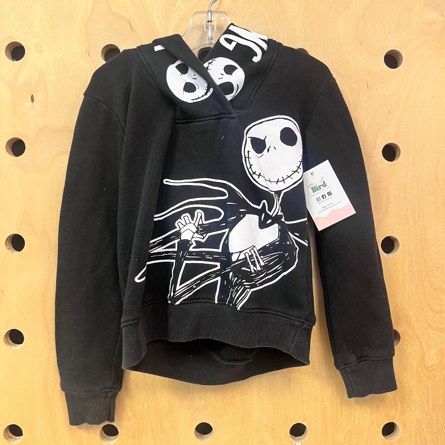 B+W Jack Skellington Hoodie