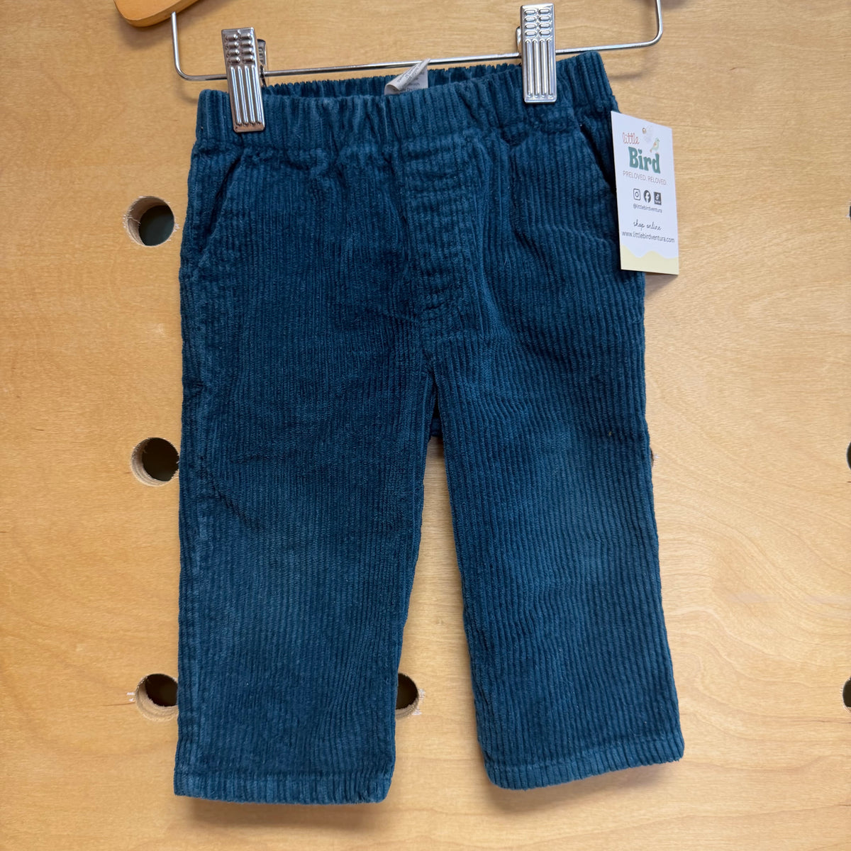 Teal Cord Pants