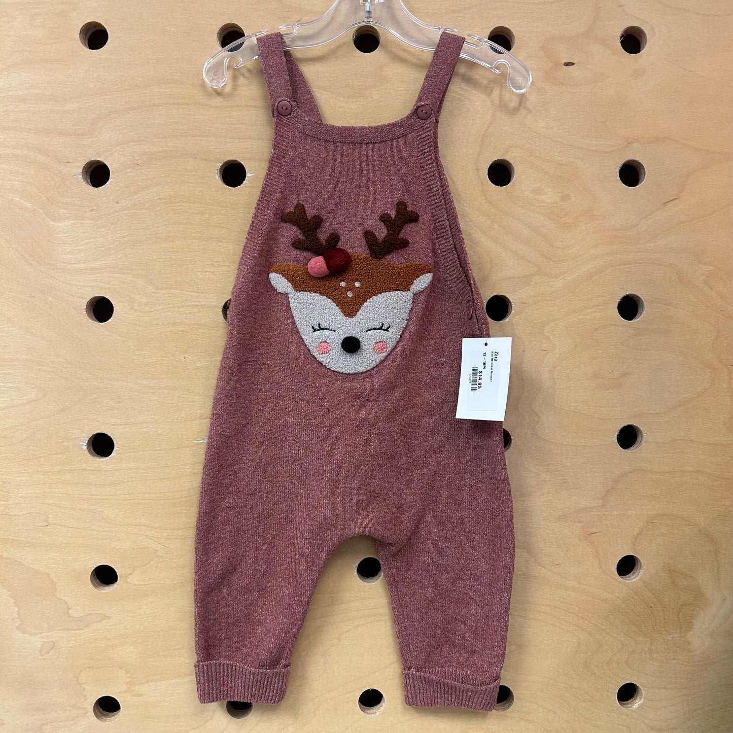 Knit Reindeer Romper