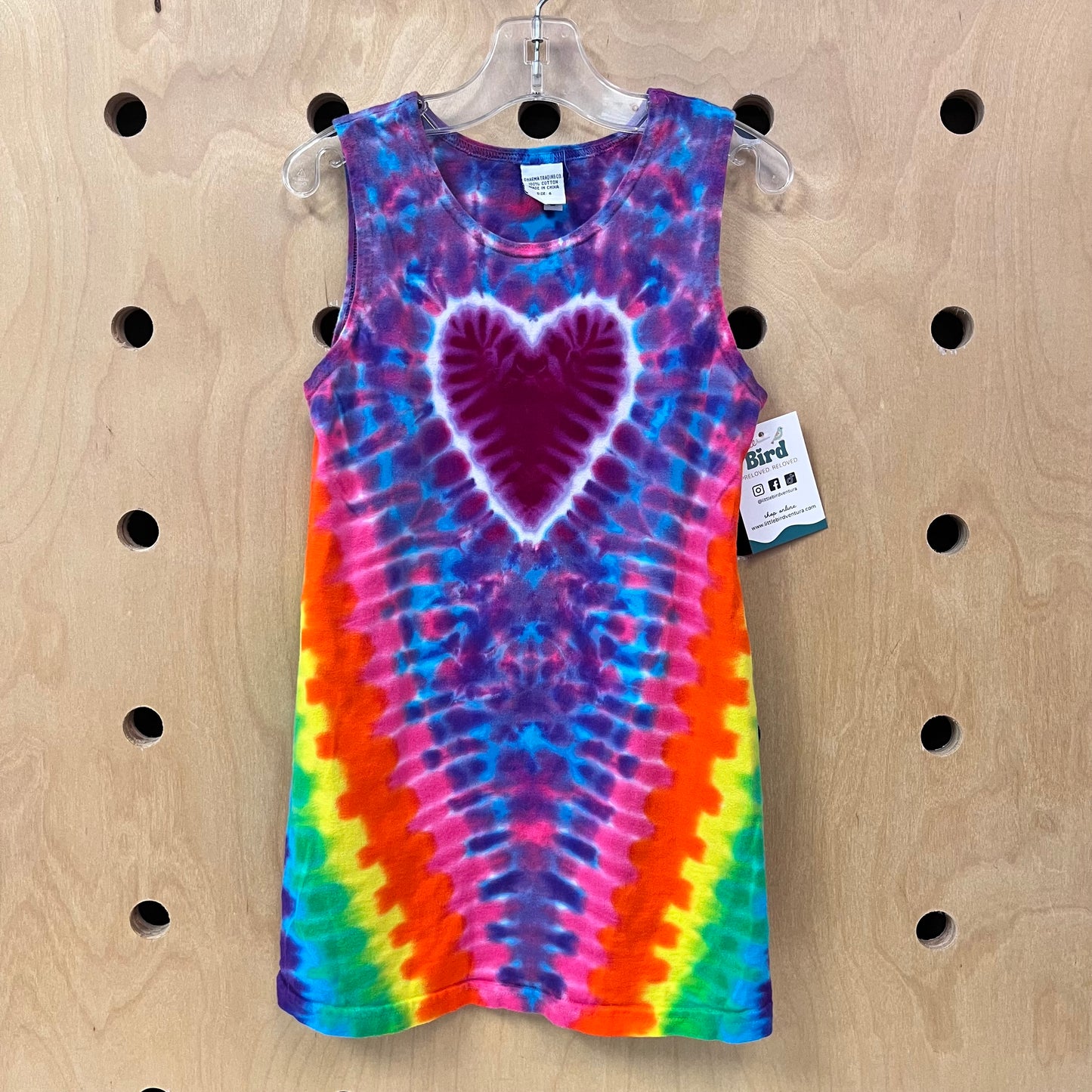 Tie Dye Heart Dress
