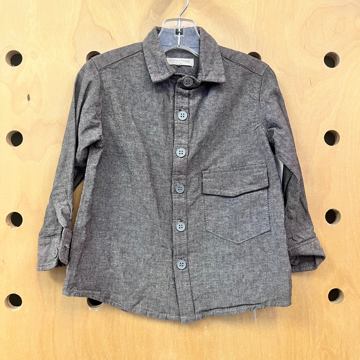 Grey Button Up