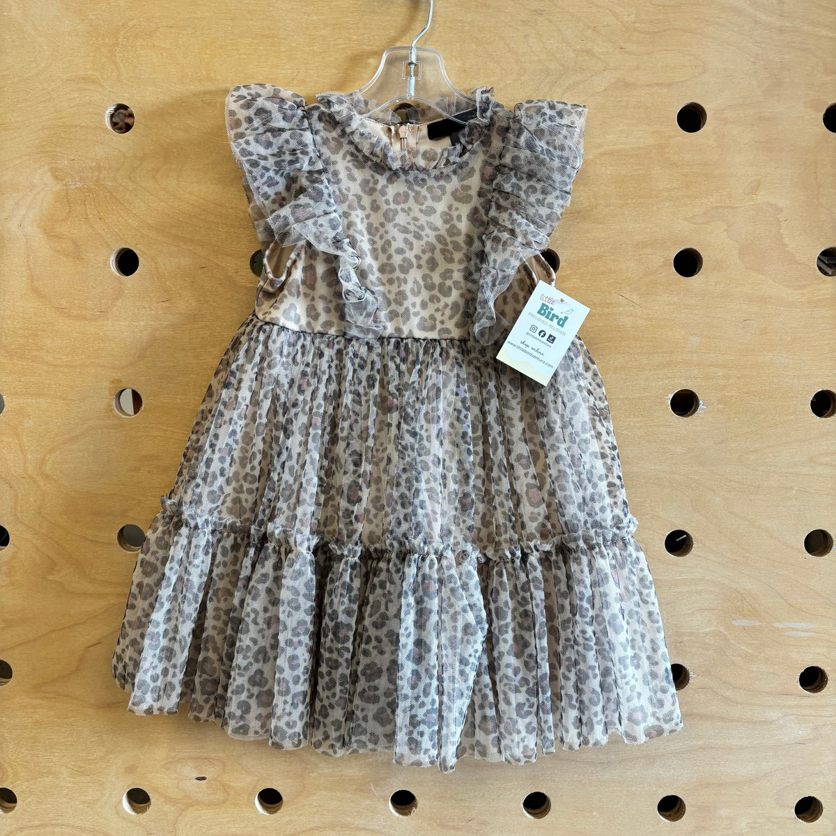 Animal Print Tulle Dress
