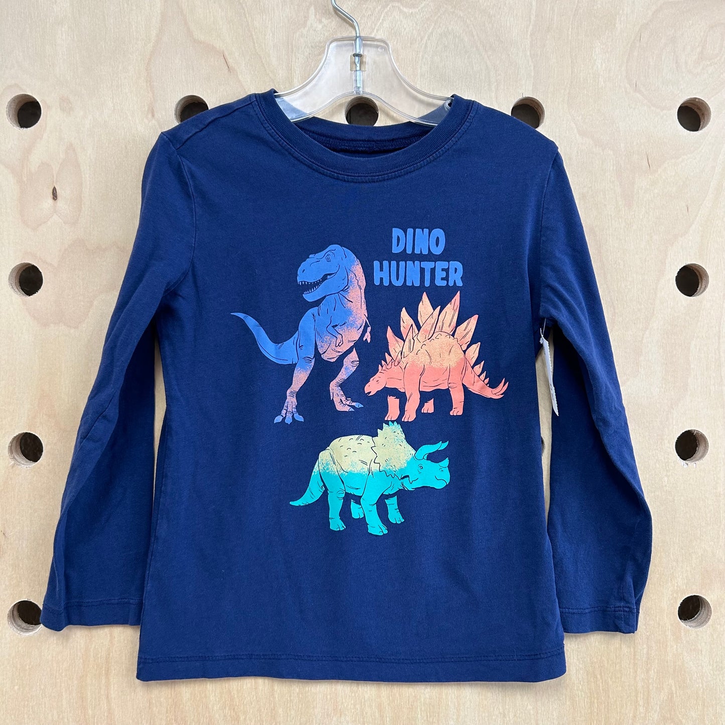 Navy Dino Hunter LS Tee