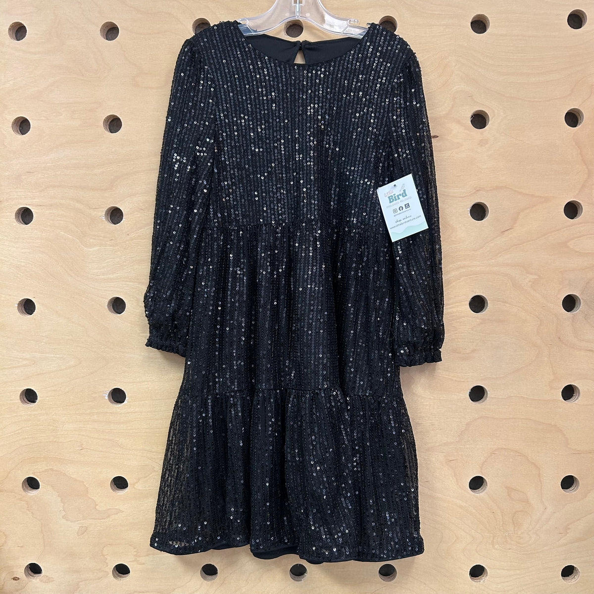 Black Sequins Dress