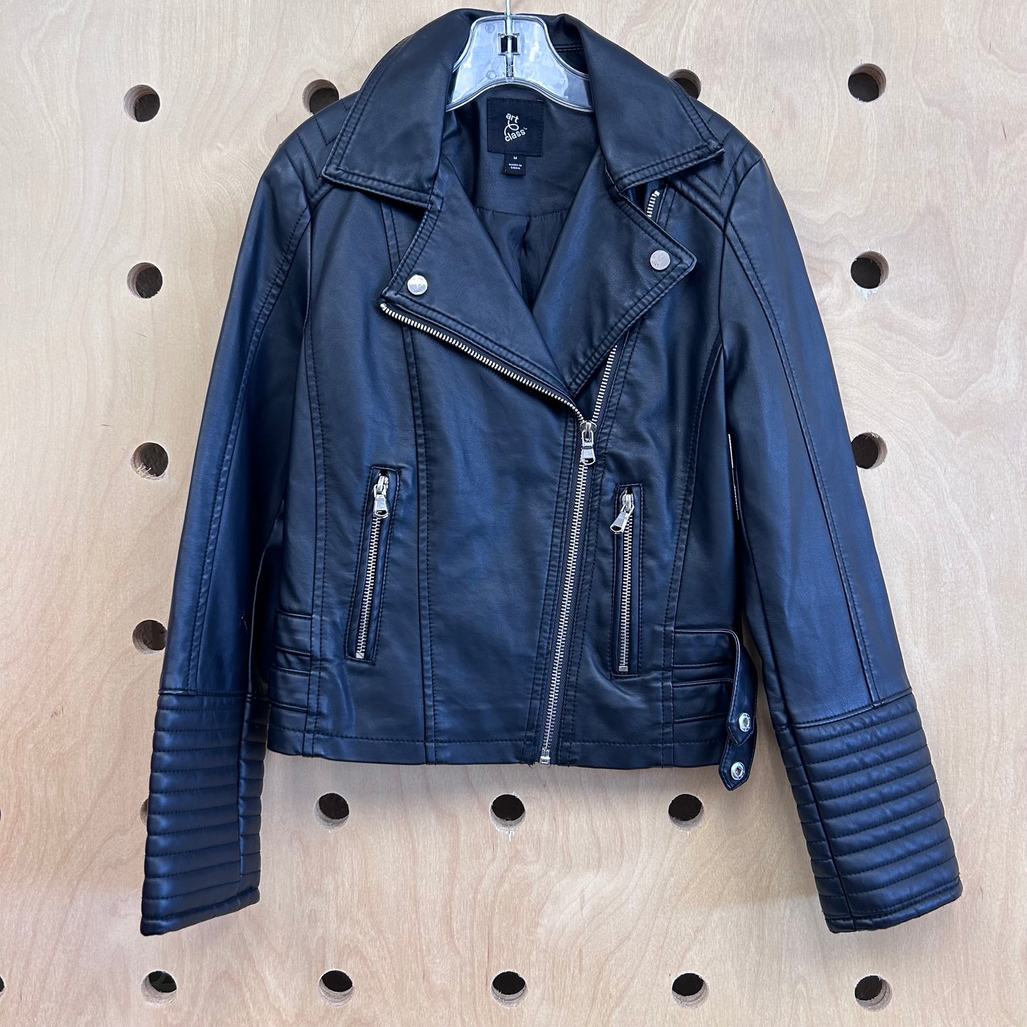 Black Pleather Jacket