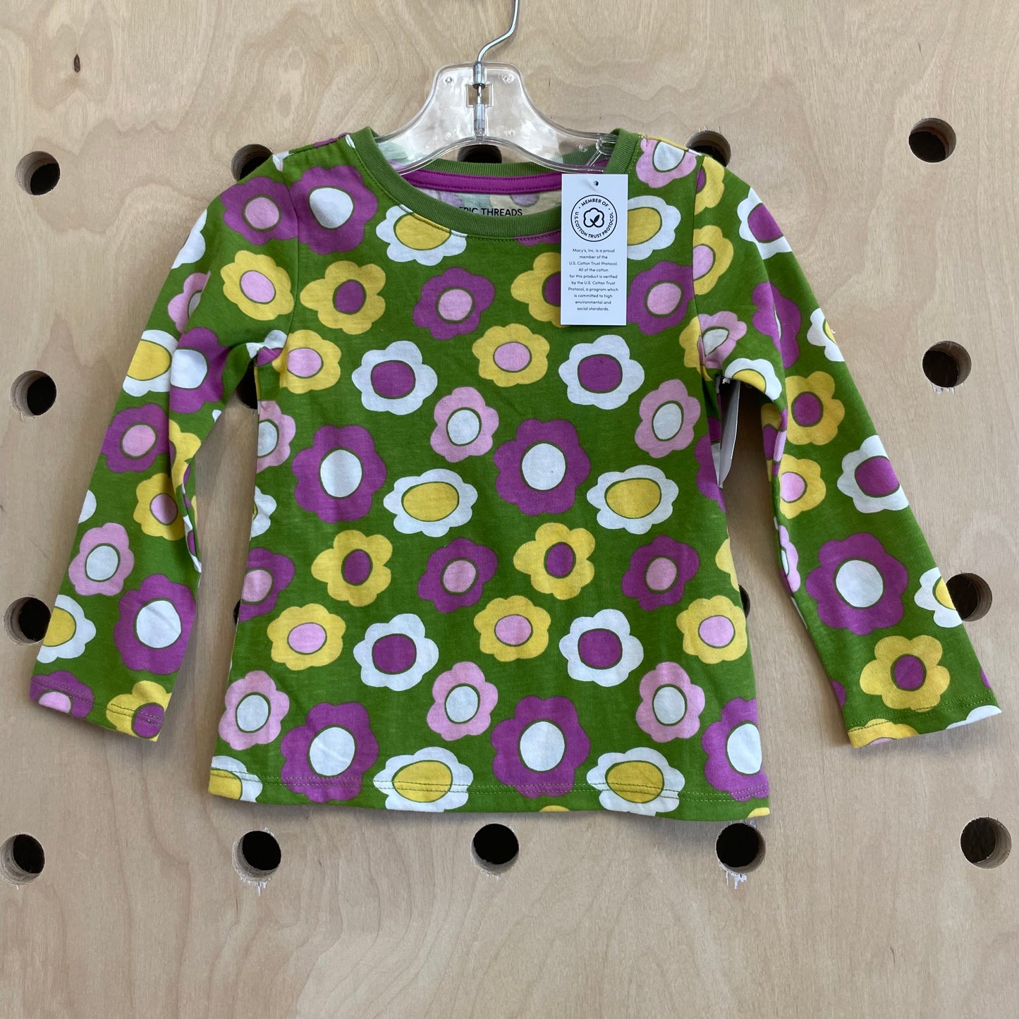 Green Floral Long Sleeve NEW!
