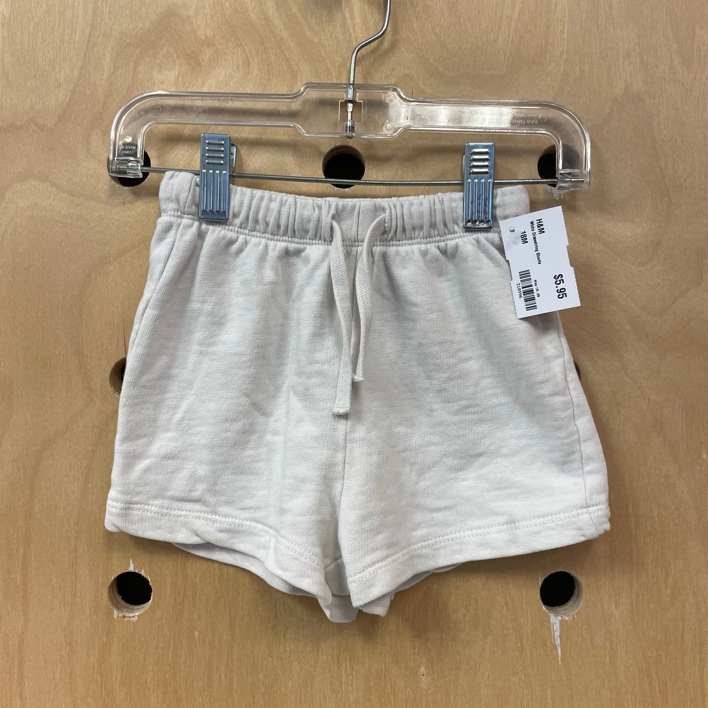 White Drawstring Shorts