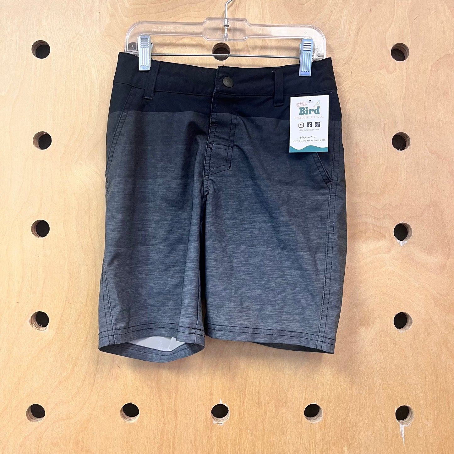 Black Ombre Quick Dry Shorts