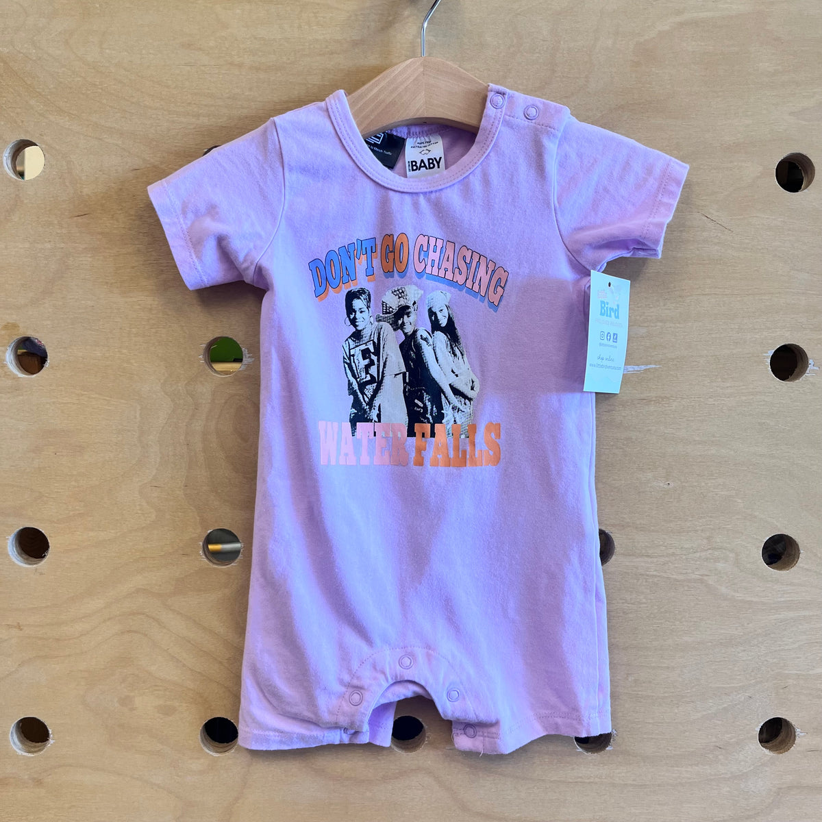 Lavender 'Dont Go Chasing' Romper