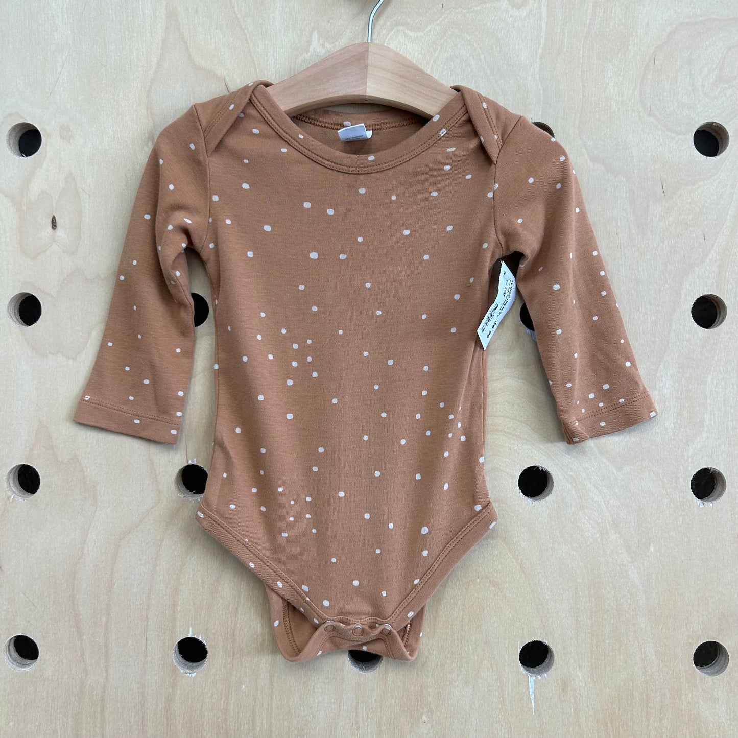 Brown Polka Dot Bodysuit