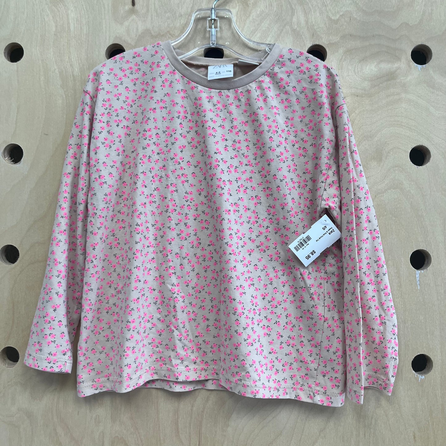 Peach & Pink Floral Top